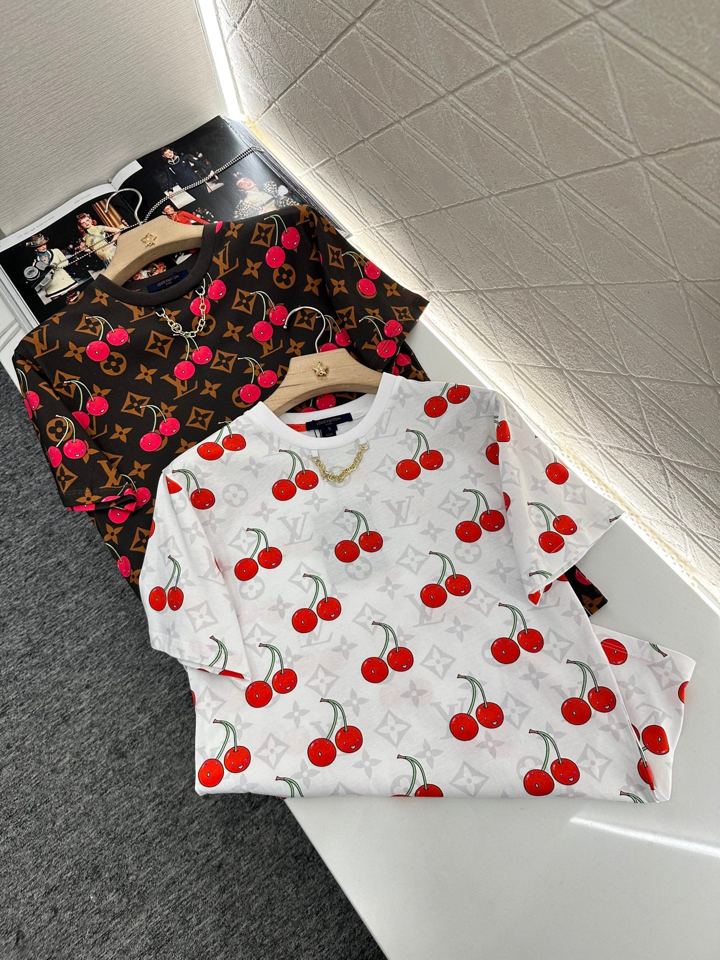 L*♥2025 new product Active printed cherry