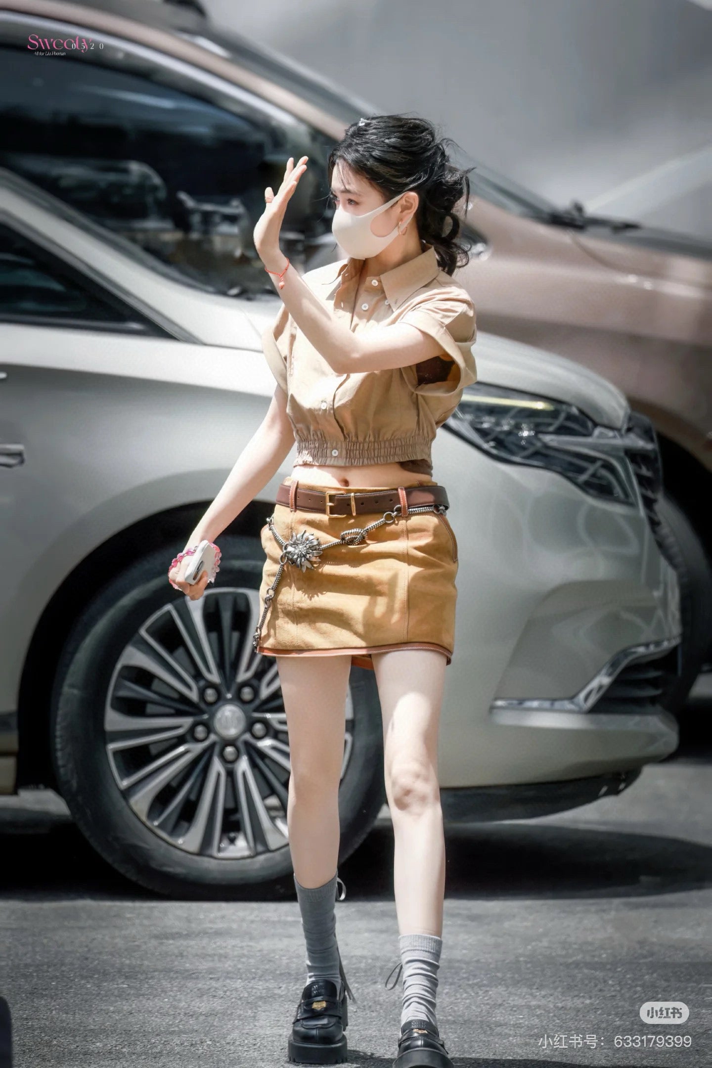 Mi*mi*♥2025 new product Lapel short shirt