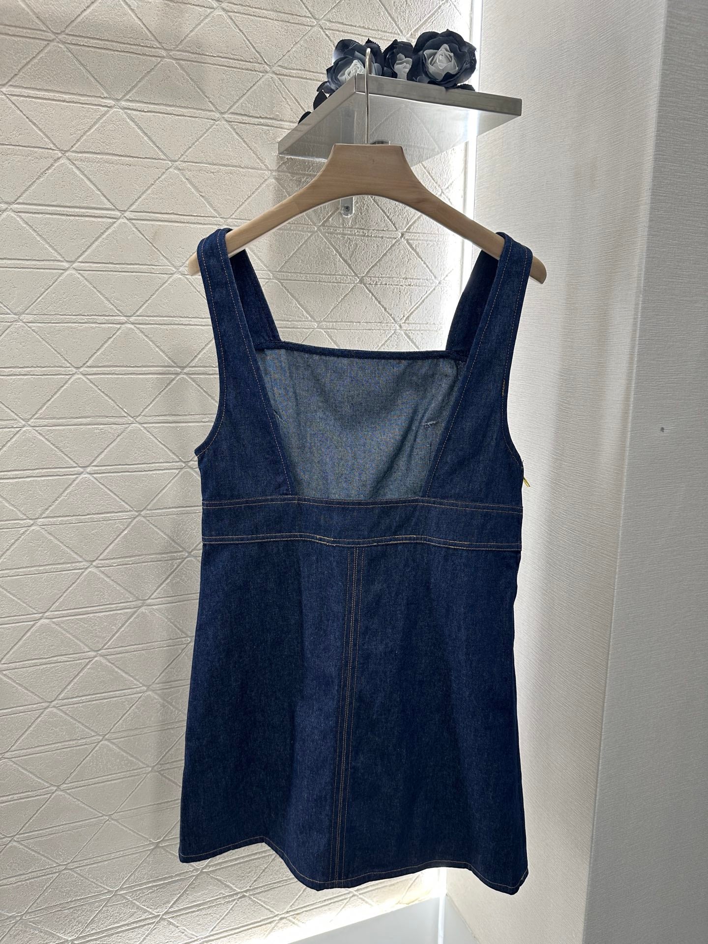 C*♥2025 new products Denim vest skirt