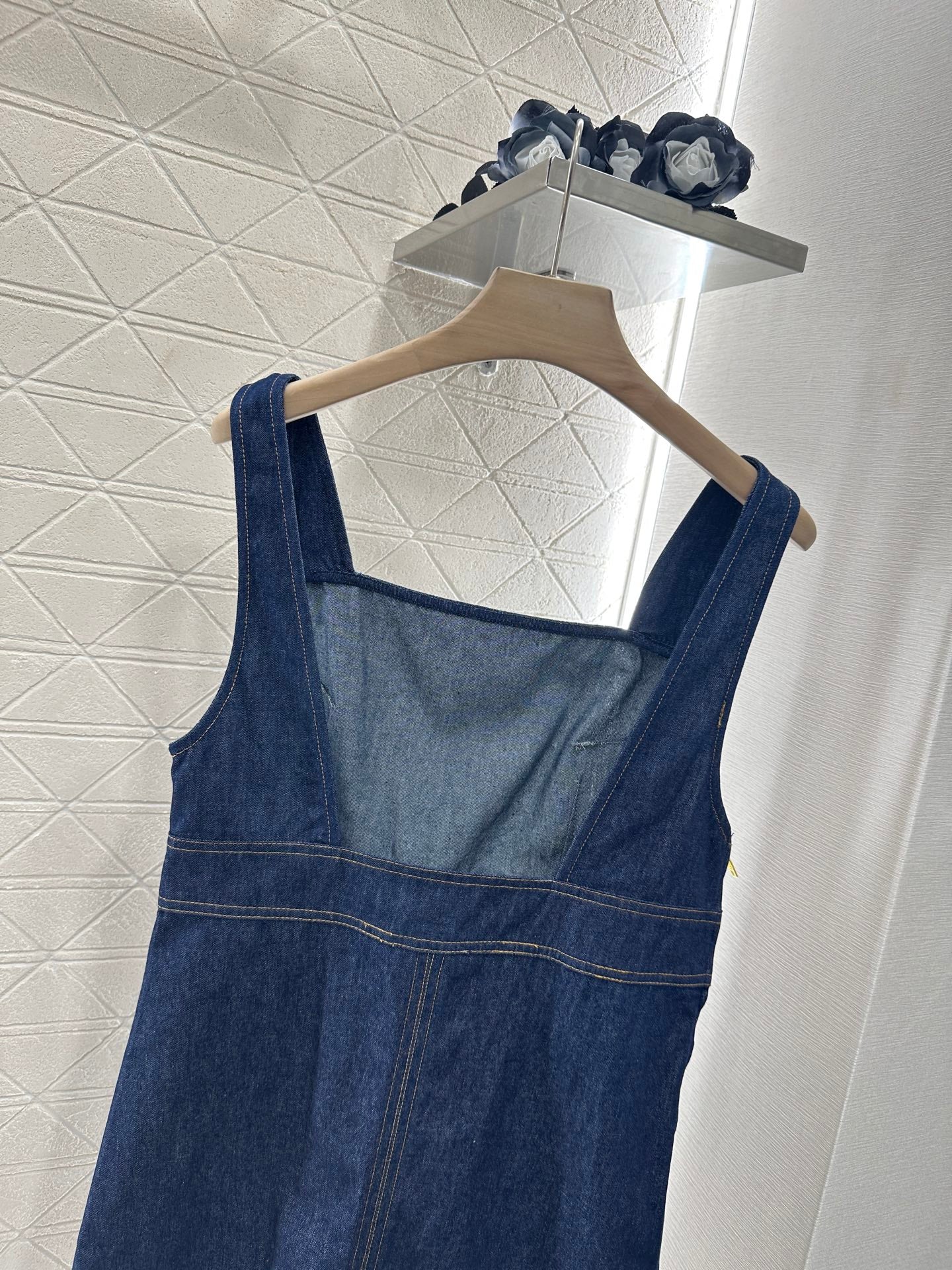 C*♥2025 new products Denim vest skirt