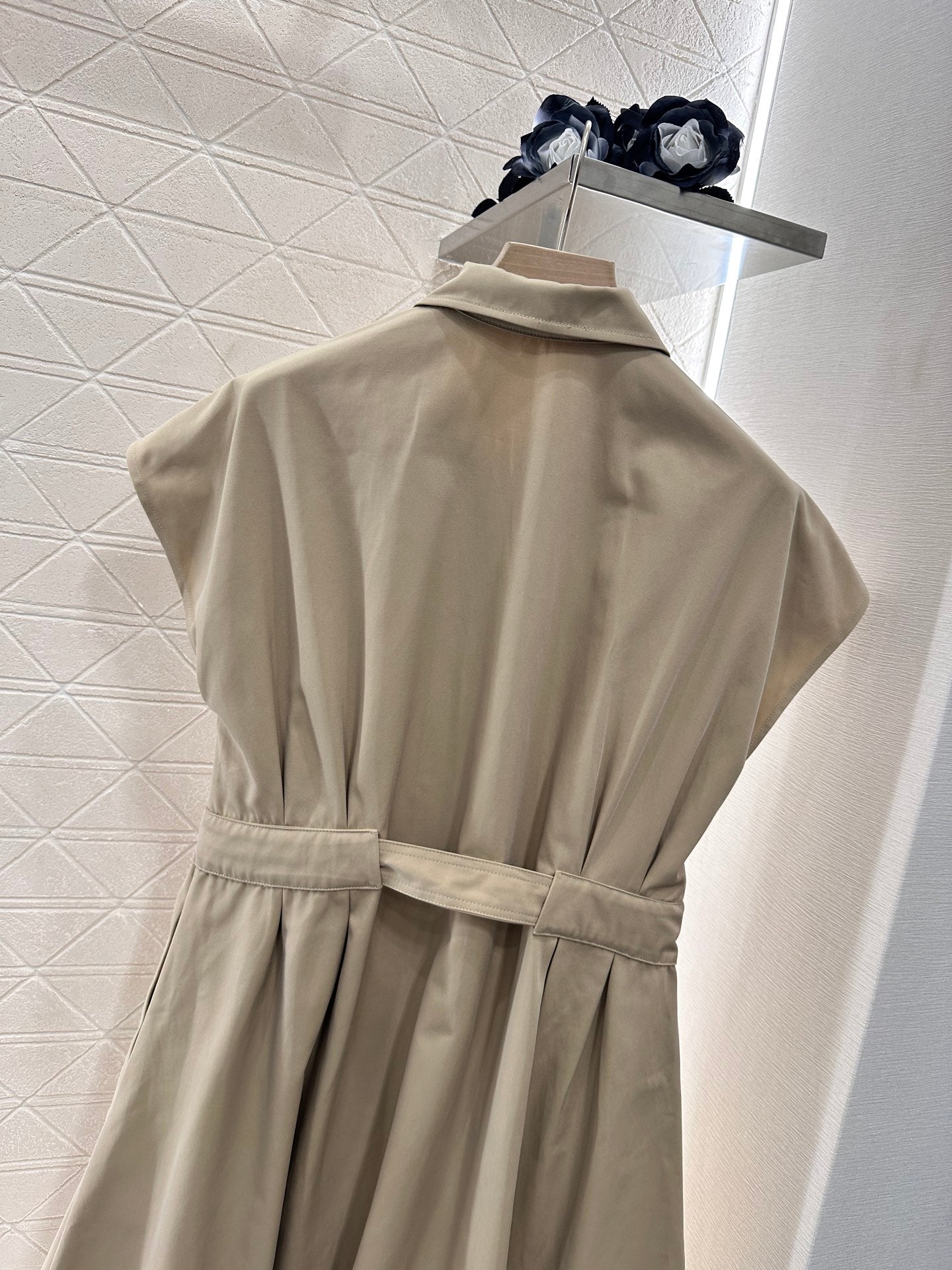 D*♥2025 new product Lapel wide sleeve dress