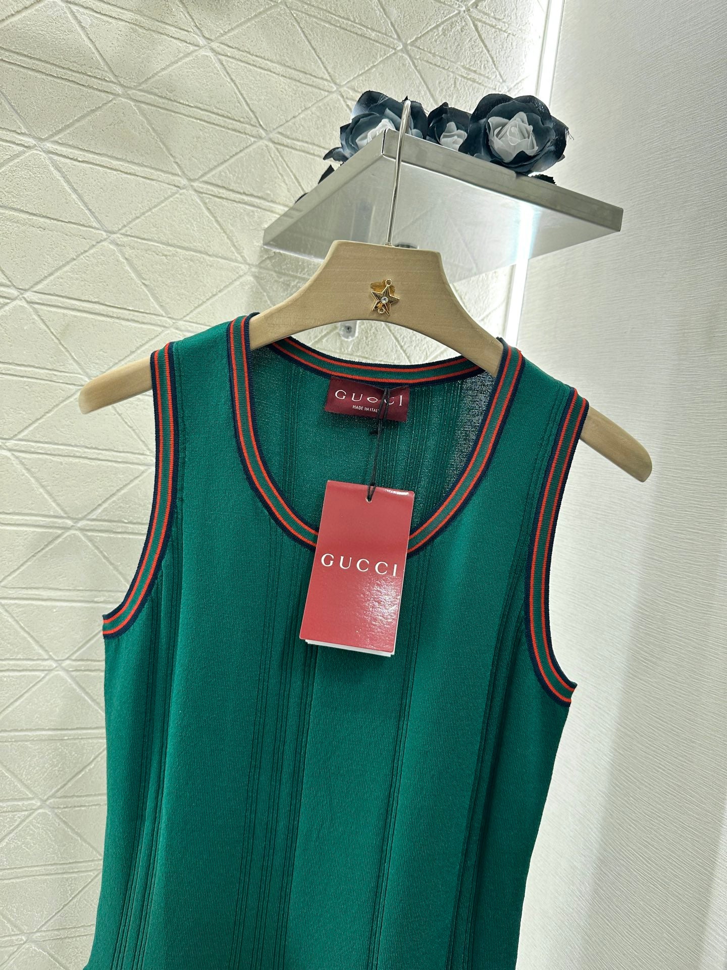 G*♥2025 new product Knitted vest dress
