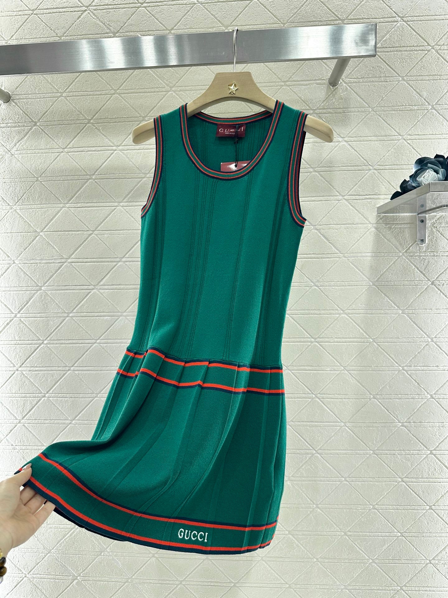 G*♥2025 new product Knitted vest dress