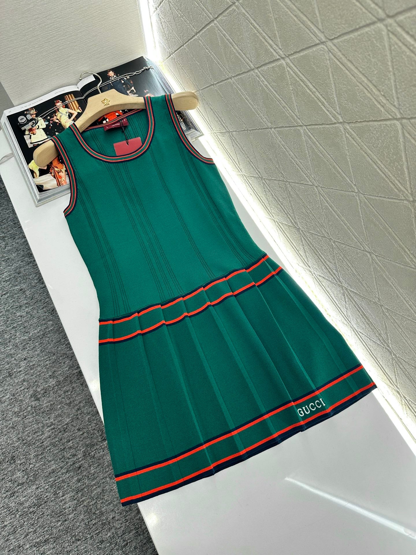 G*♥2025 new product Knitted vest dress