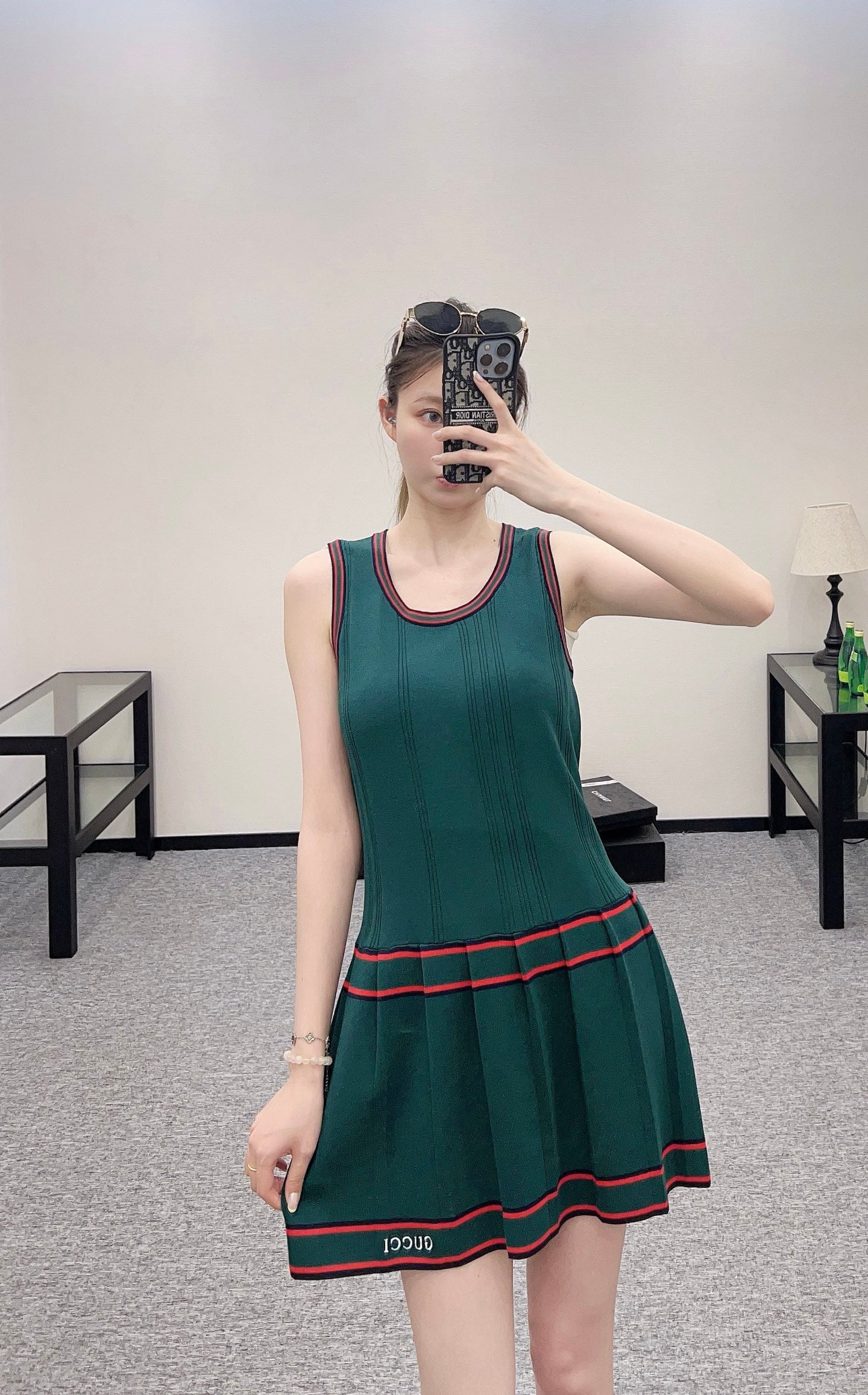 G*♥2025 new product Knitted vest dress