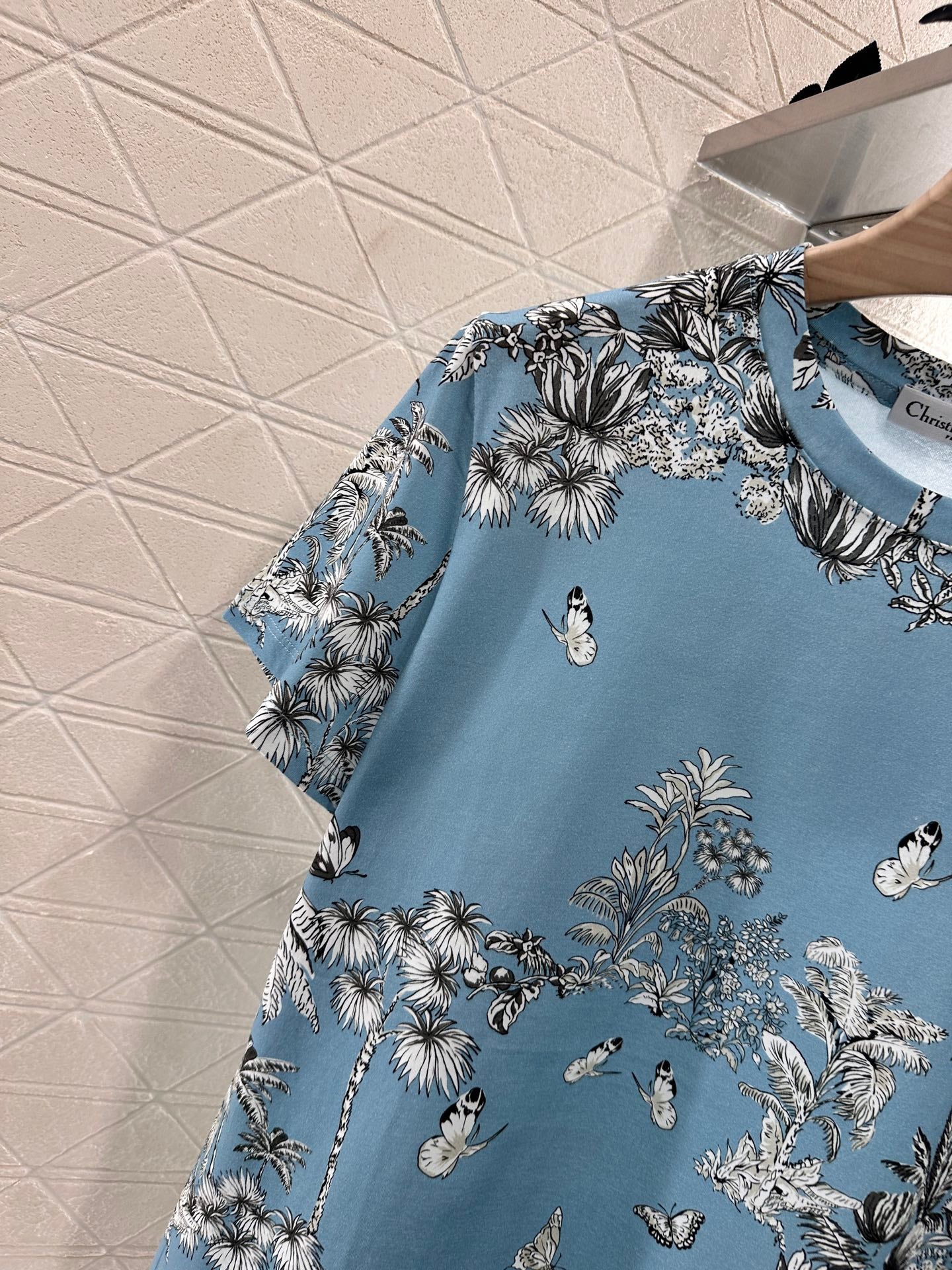 D*♥2025 new product Round neck reactive printing