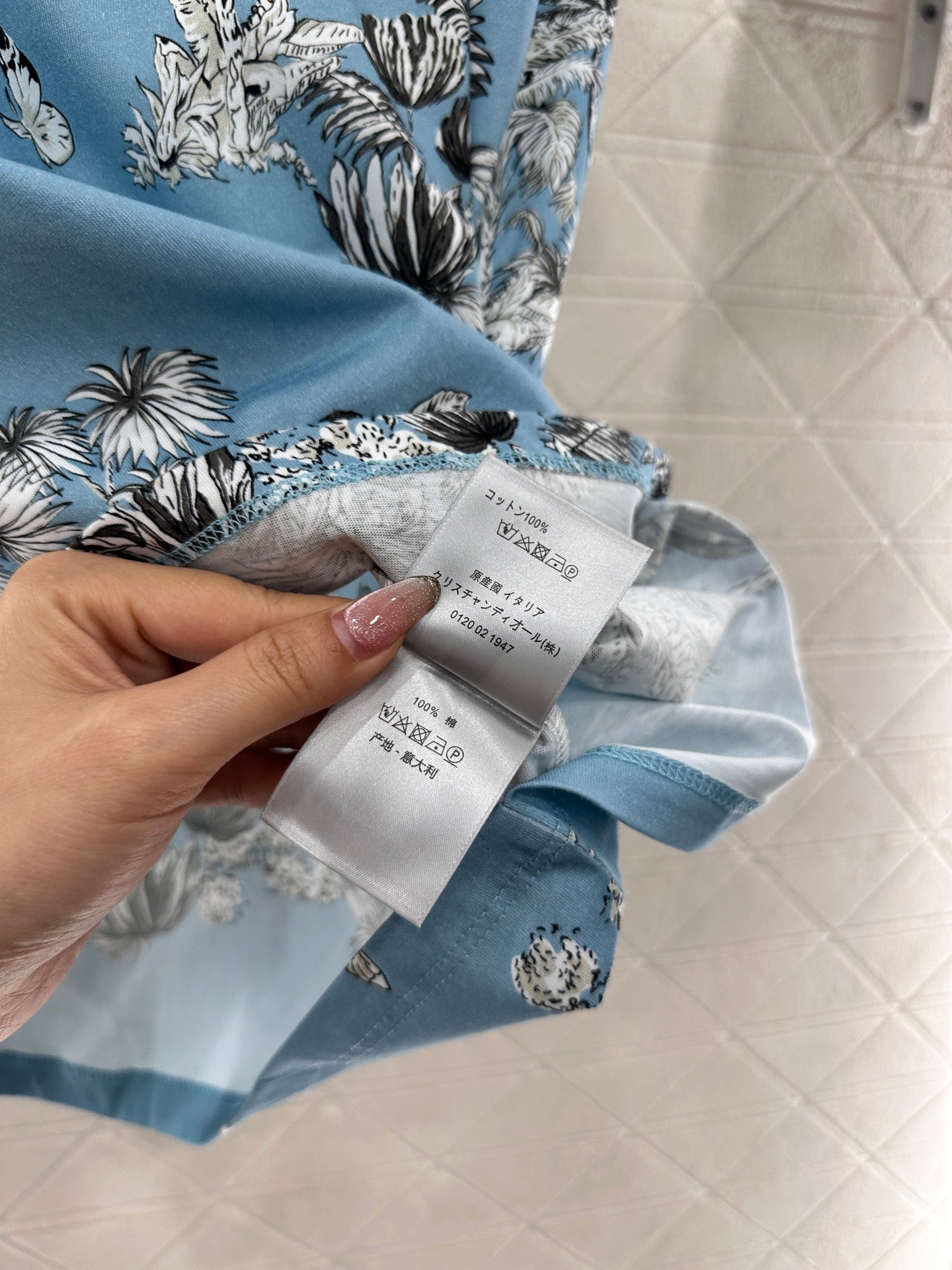 D*♥2025 new product Round neck reactive printing