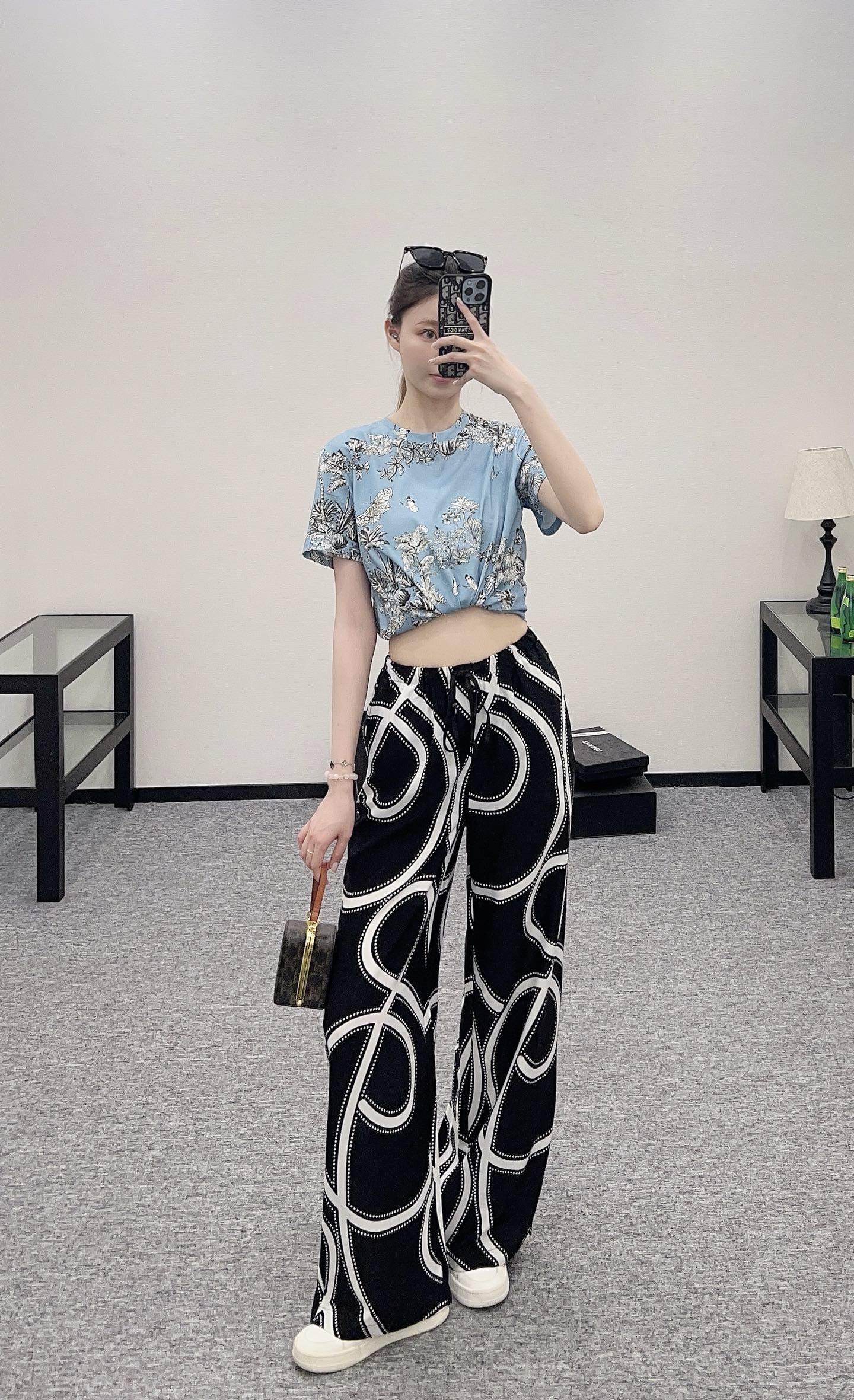 D*♥2025 new product Round neck reactive printing