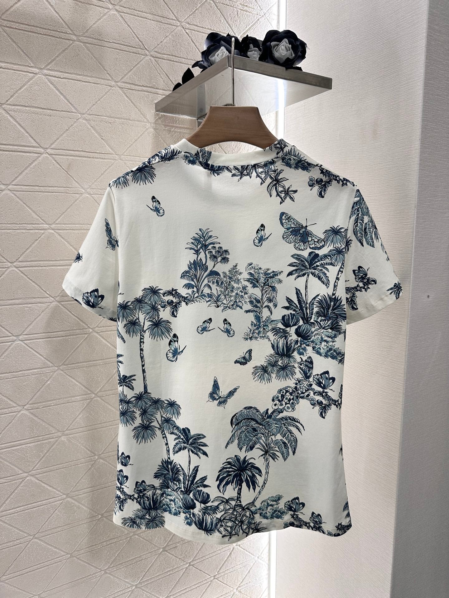D*♥2025 new product Round neck reactive printing