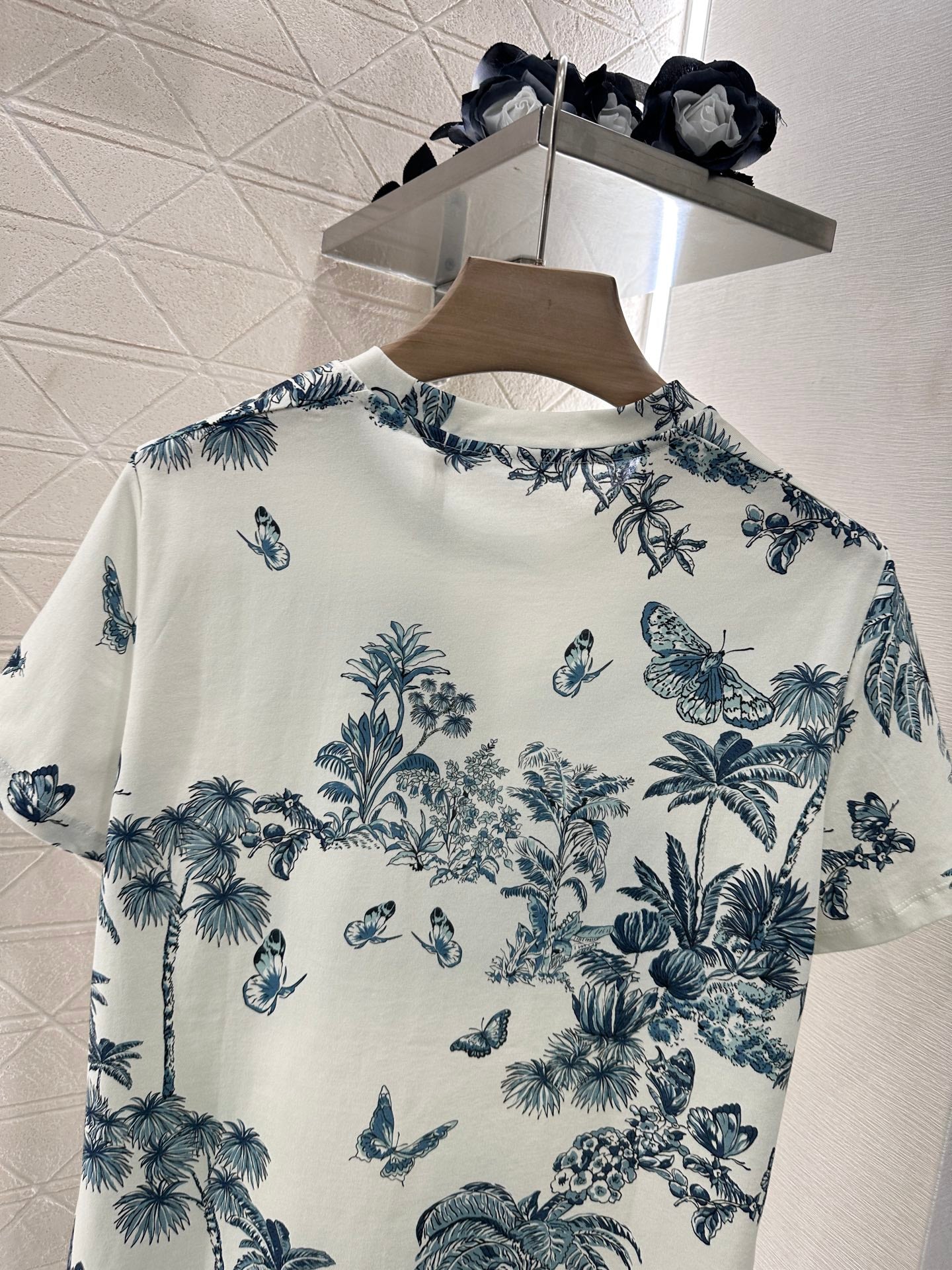 D*♥2025 new product Round neck reactive printing