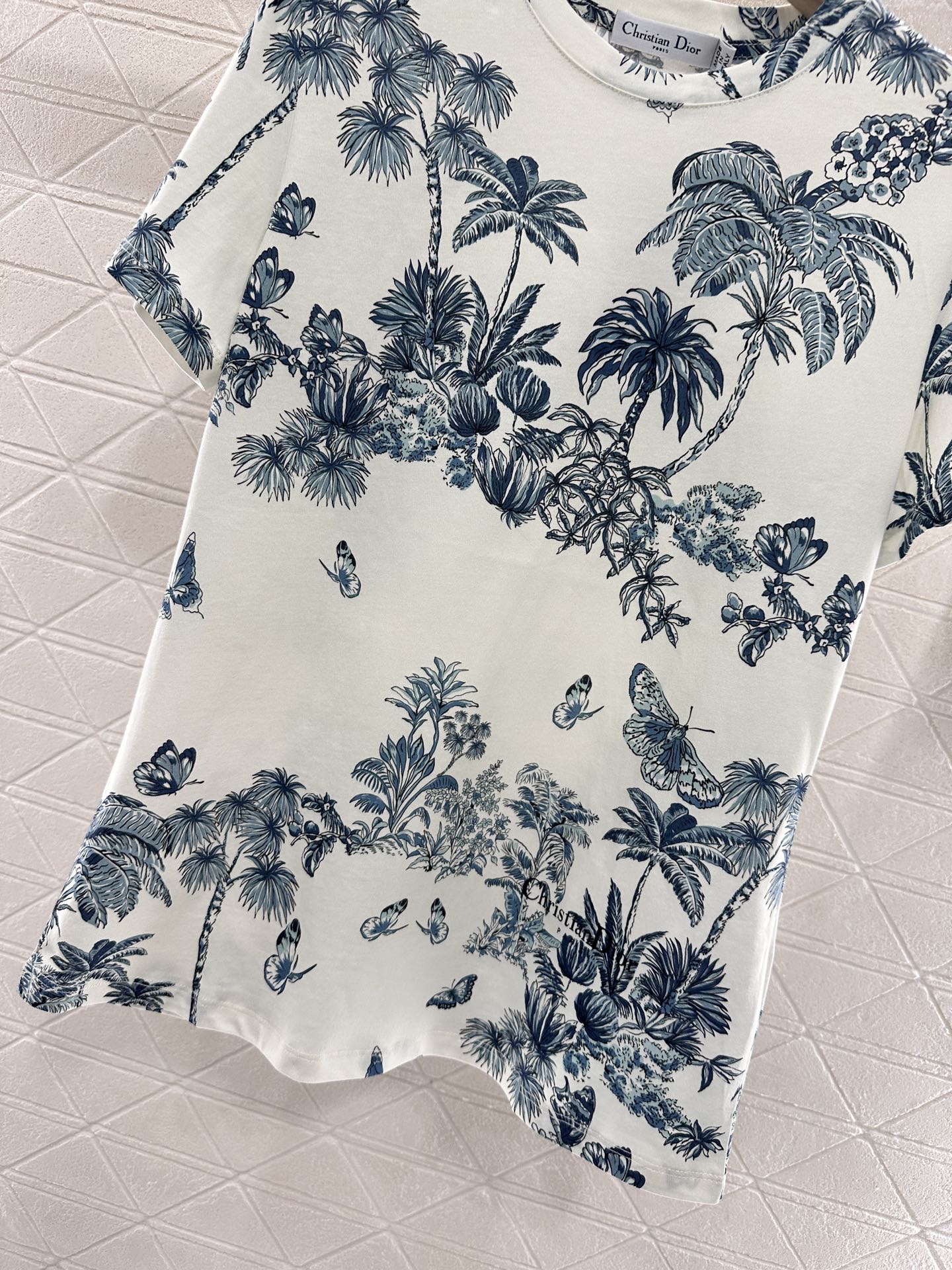D*♥2025 new product Round neck reactive printing
