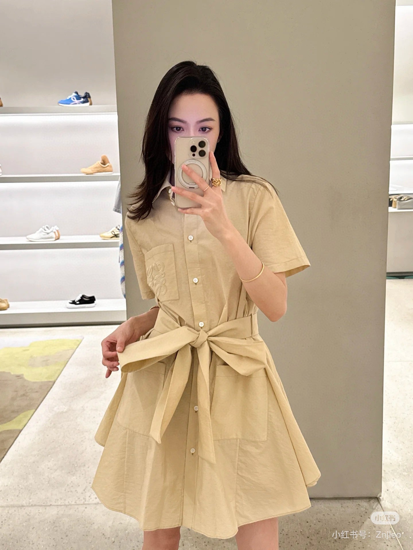 L*♥2025 new products Belt dress