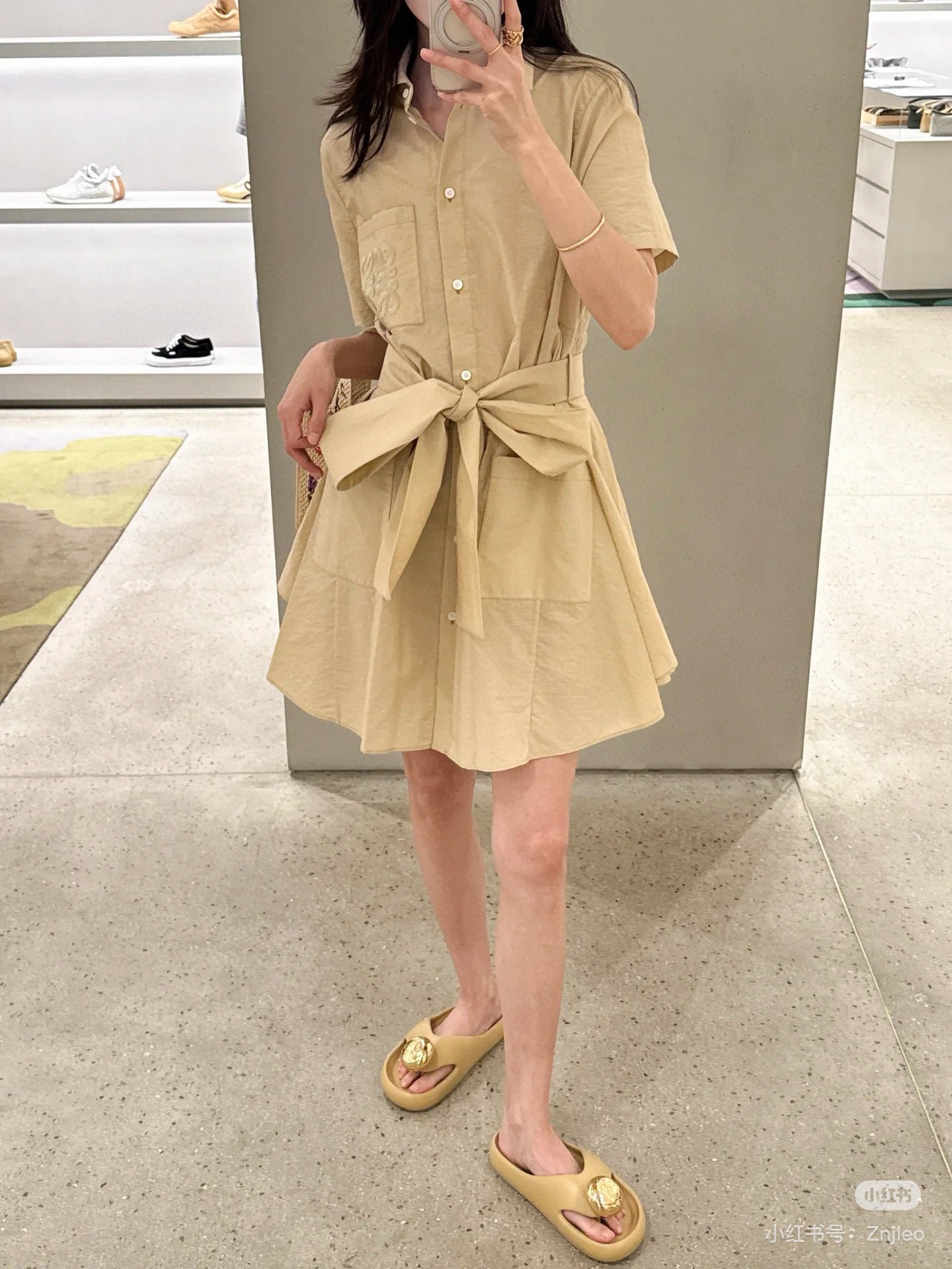 L*♥2025 new products Belt dress