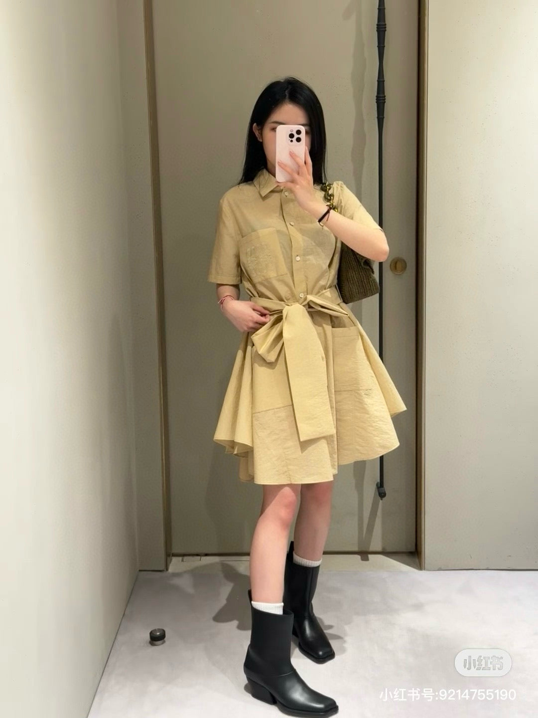 L*♥2025 new products Belt dress
