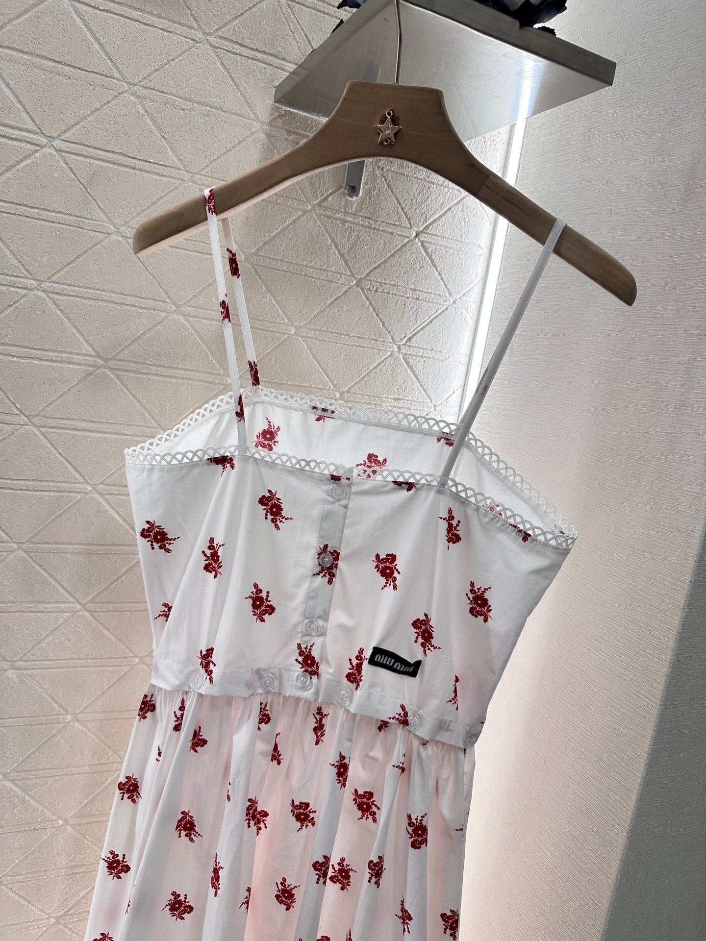 Mi*mu*♥2025 new product Linen detachable suspender skirt