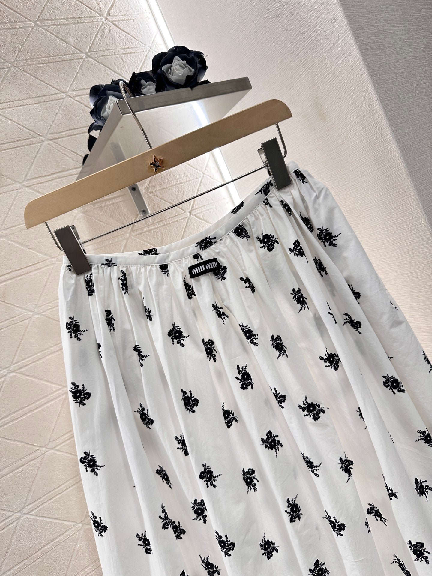 Mi*mi*♥2025 new product Linen lace skirt