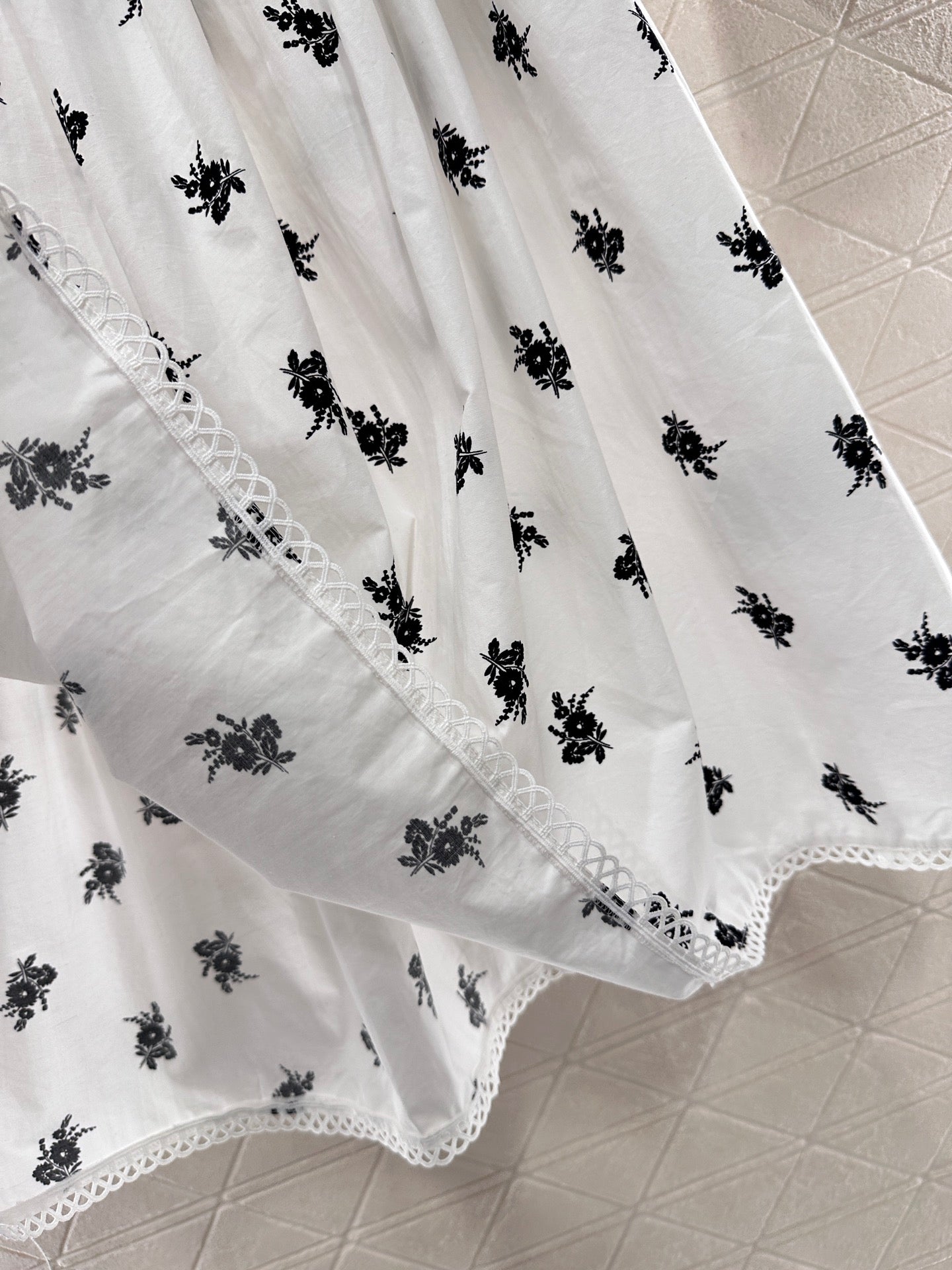Mi*mi*♥2025 new product Linen lace skirt