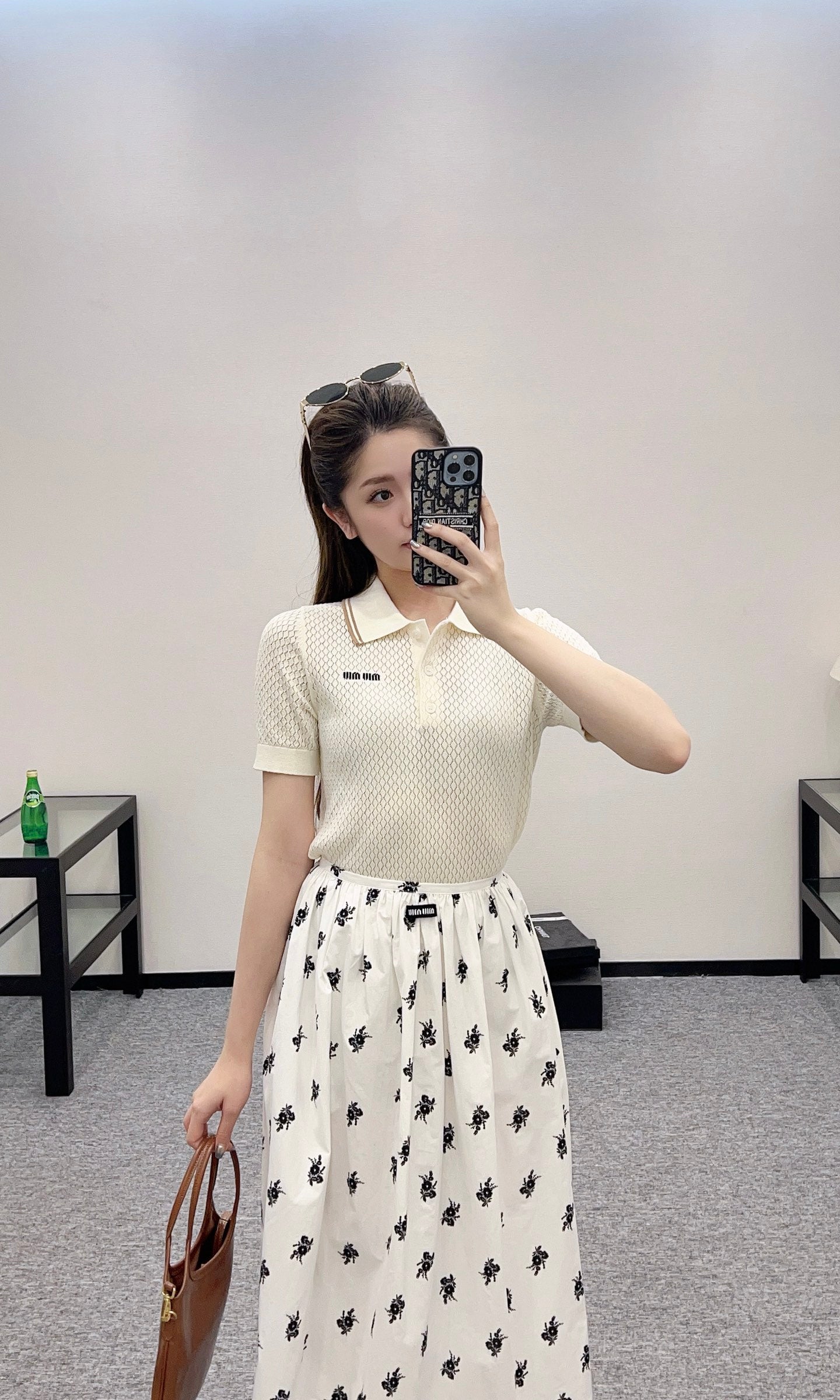 Mi*mi*♥2025 new product Linen lace skirt
