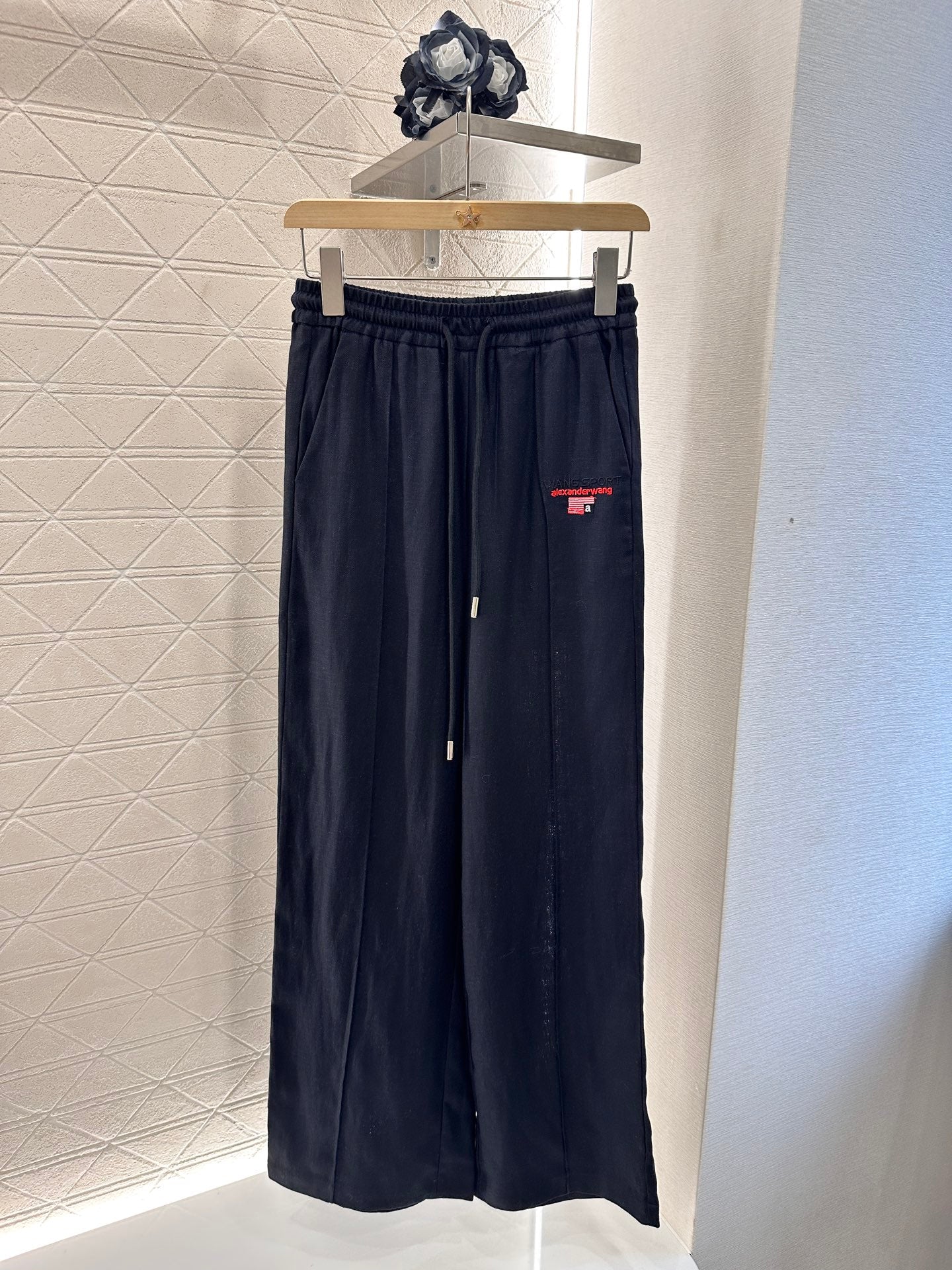 A*♥2025 New Arrivals Embroidered Linen Trousers