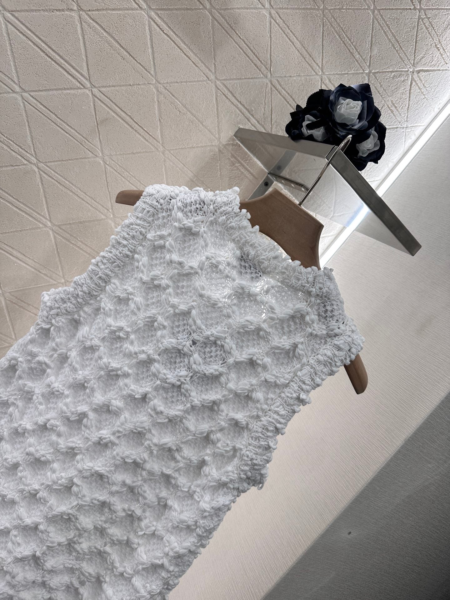 C*♥2025 new product Braided knitted vest