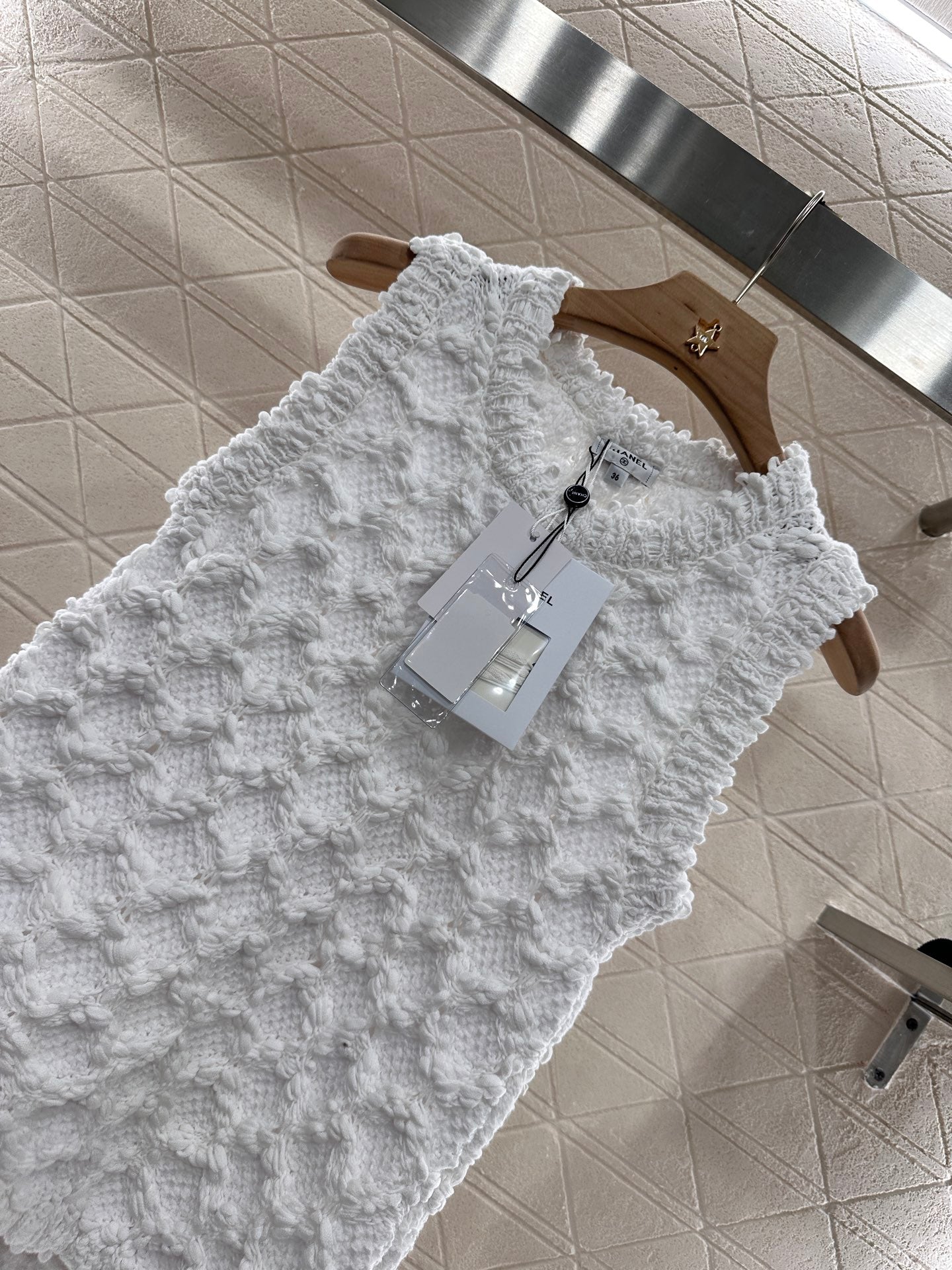 C*♥2025 new product Braided knitted vest