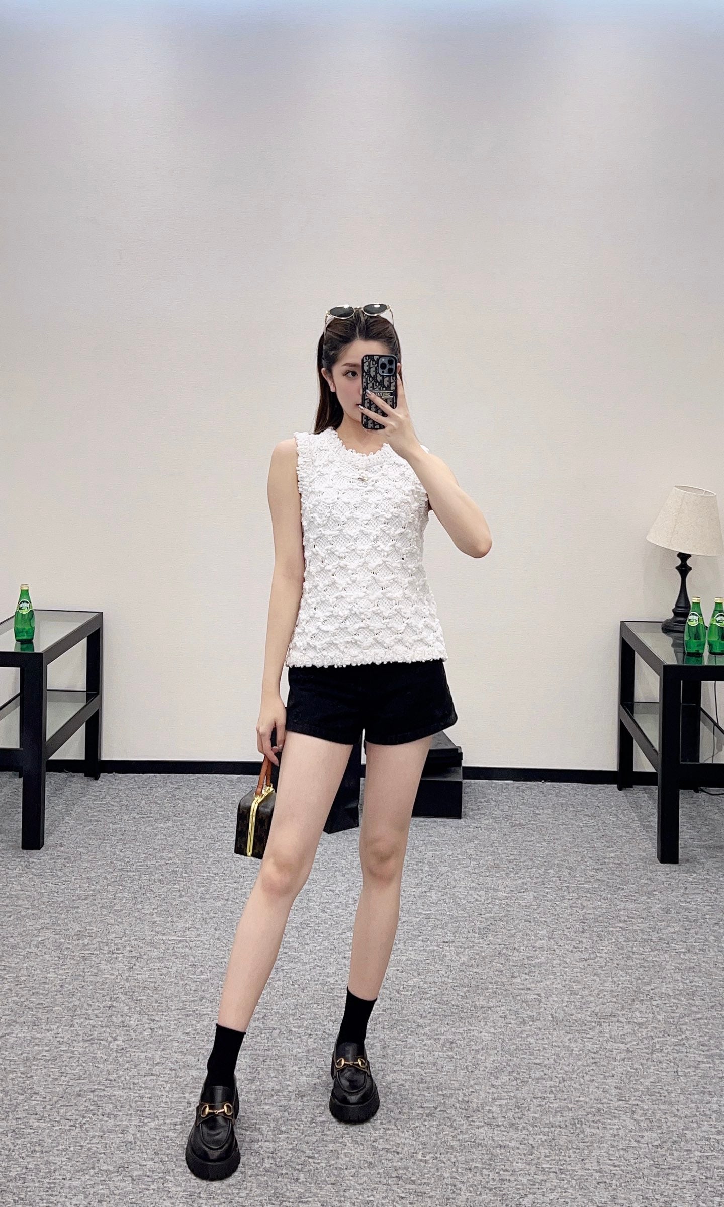 C*♥2025 new product Braided knitted vest