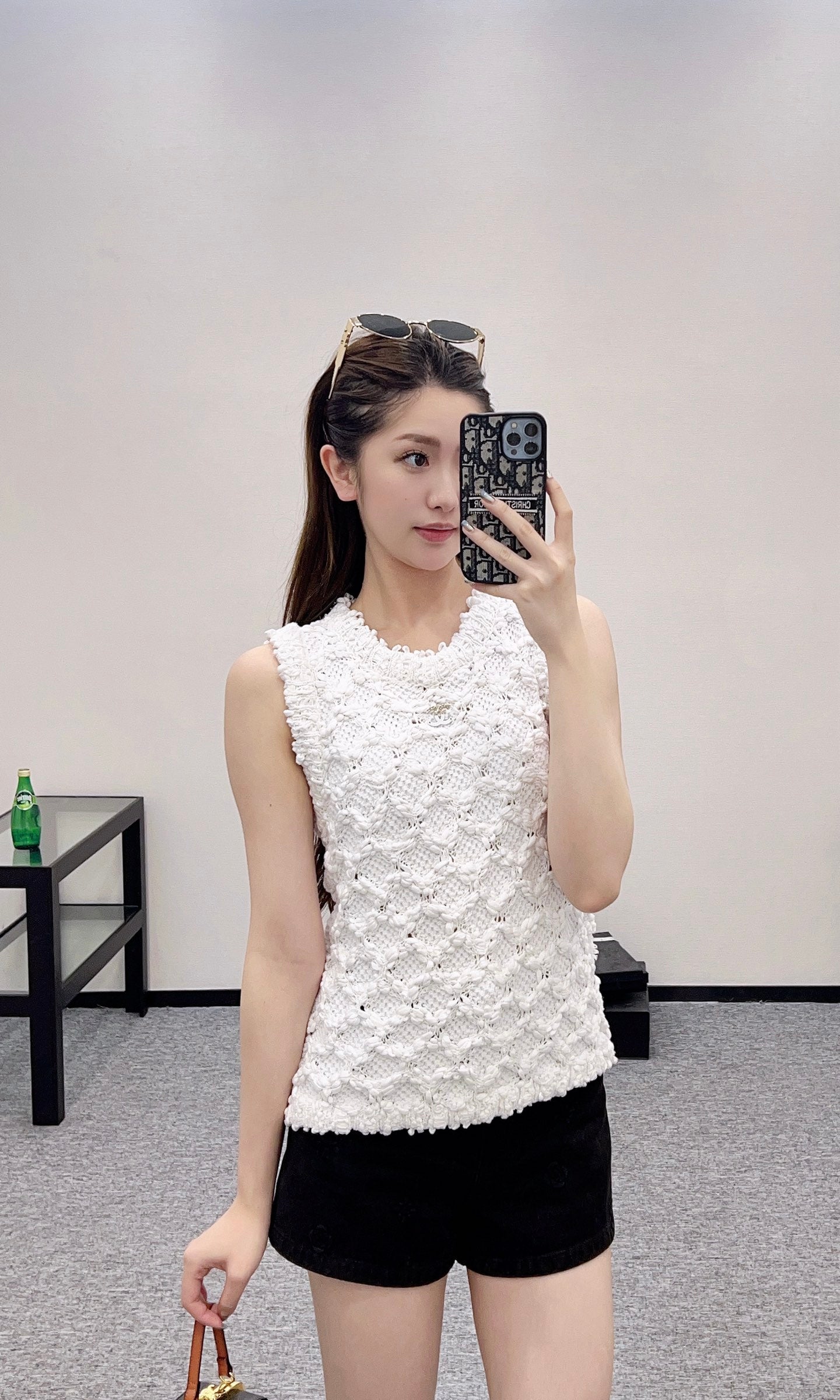 C*♥2025 new product Braided knitted vest