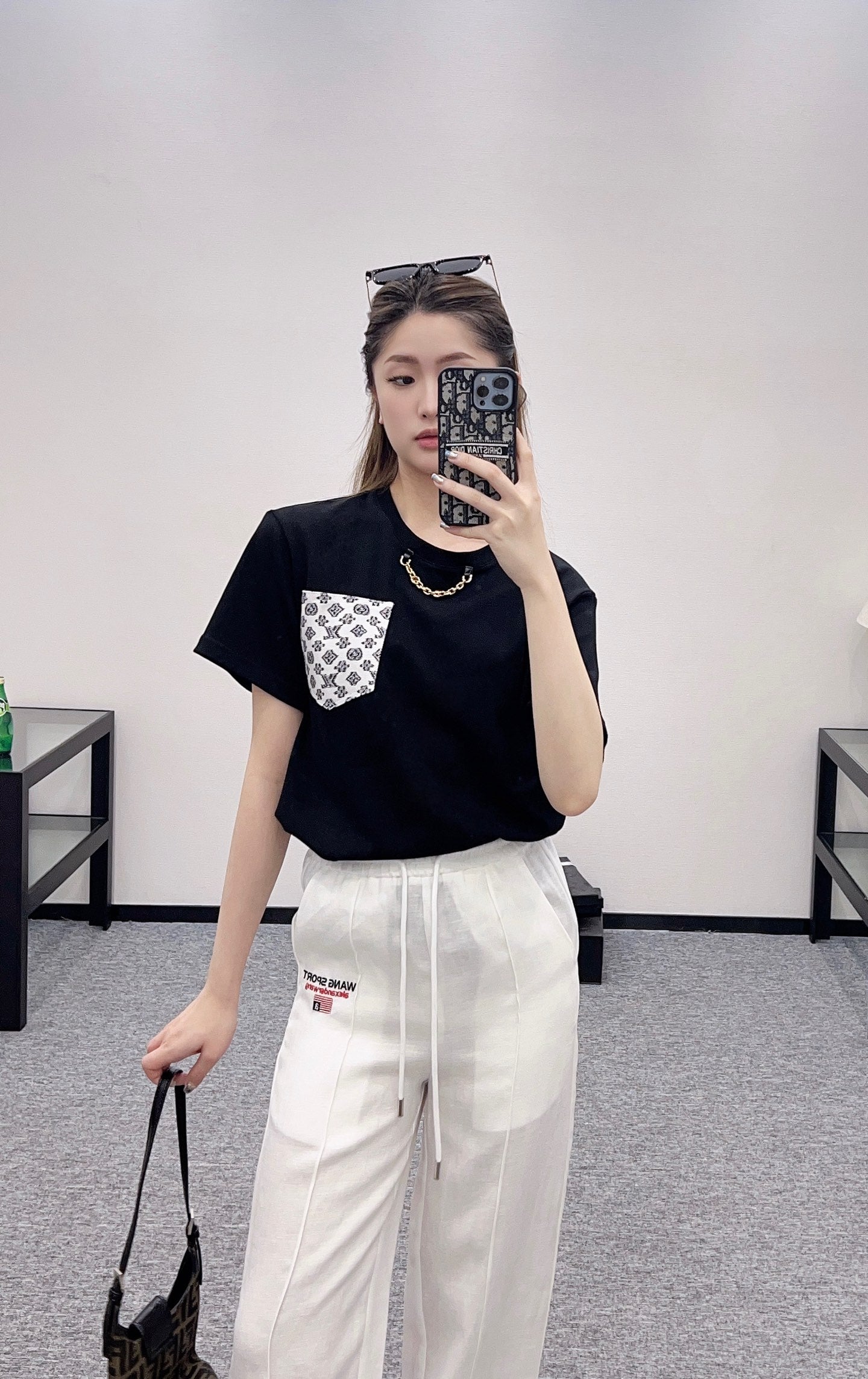L*♥2025 new product Pocket short sleeve
