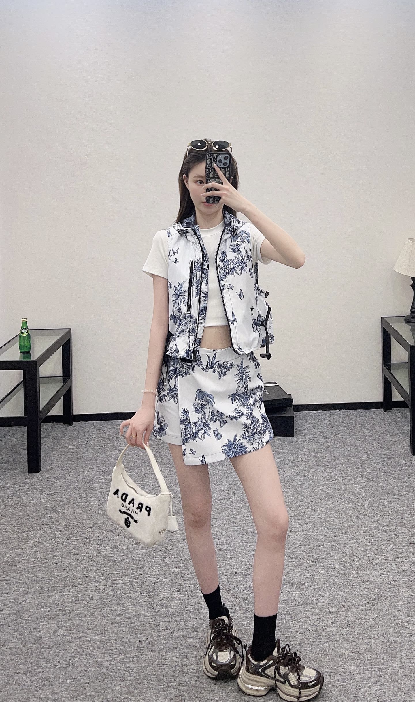 D*♥2025 new product Printed vest set