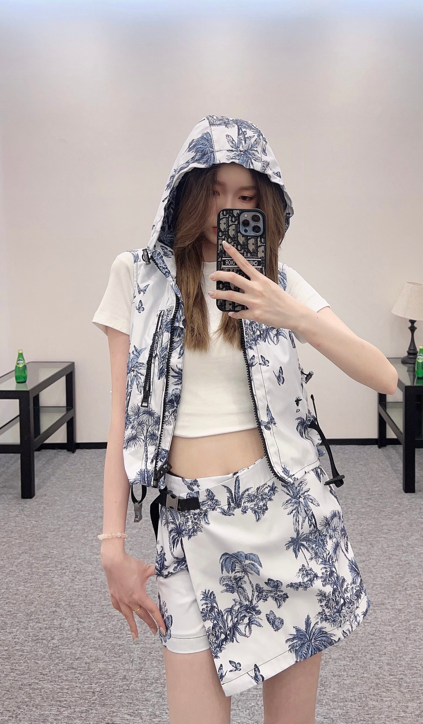 D*♥2025 new product Printed vest set