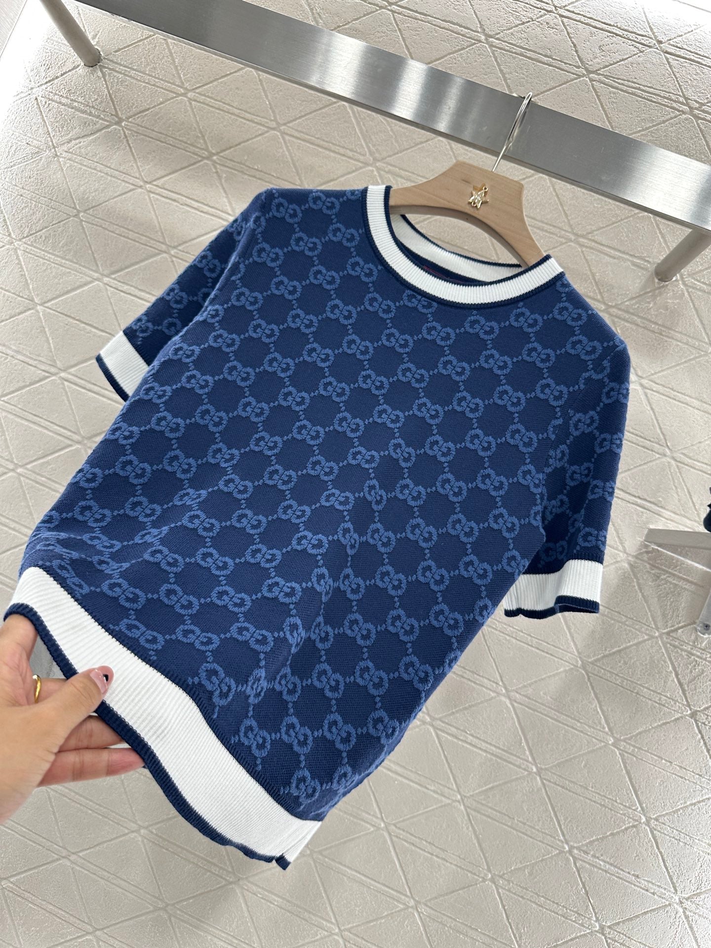 G*♥2025 new products Knitted short sleeves