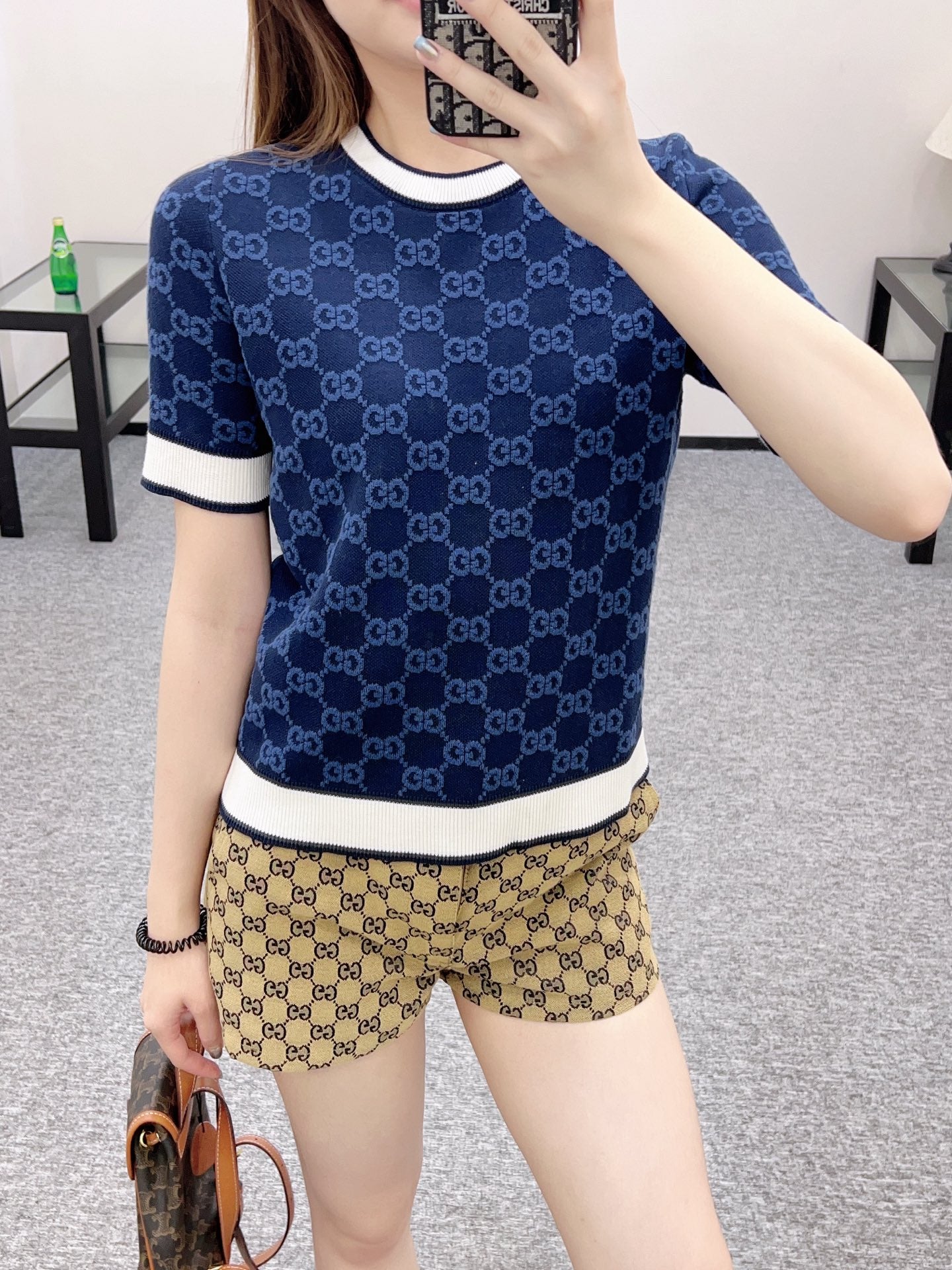 G*♥2025 new products Knitted short sleeves