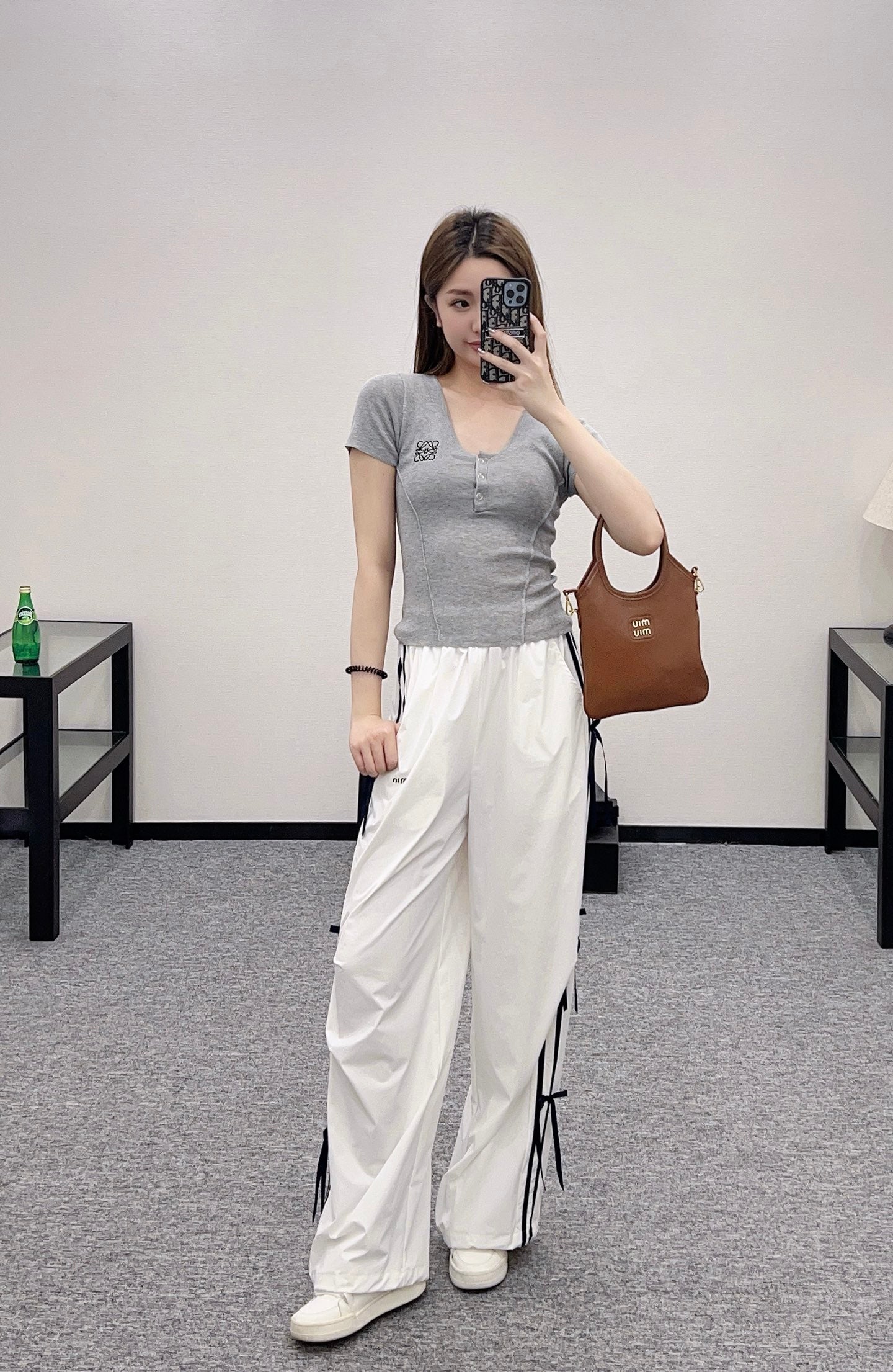 L*♥2025 new product Knitted short sleeves