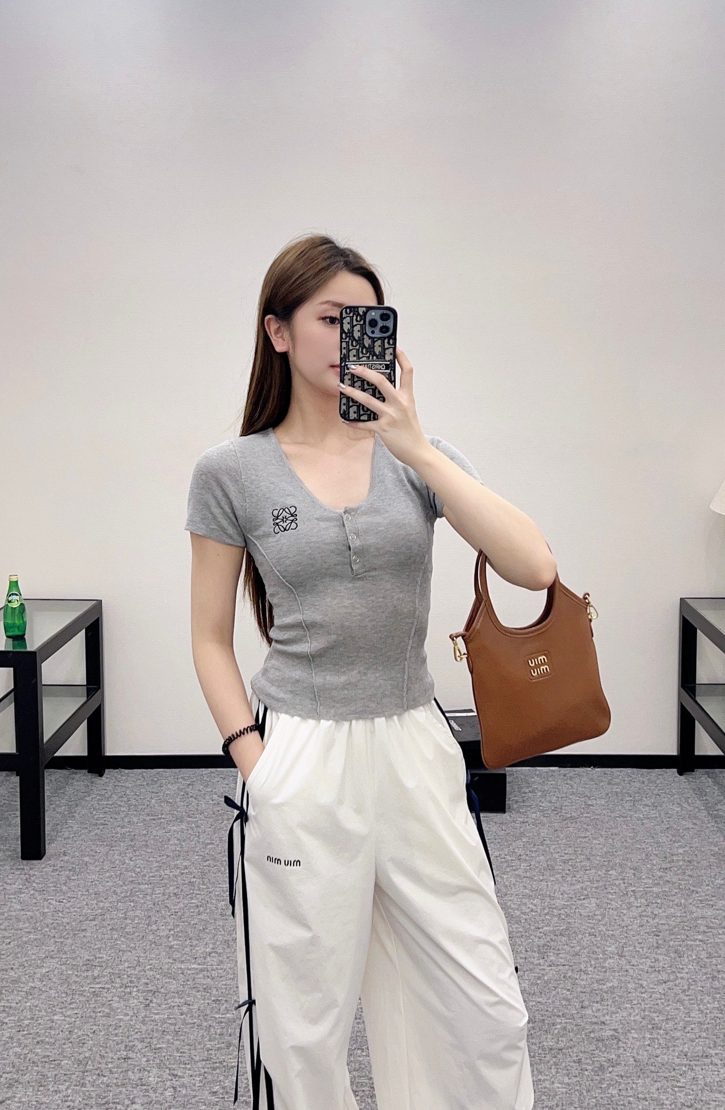 L*♥2025 new product Knitted short sleeves