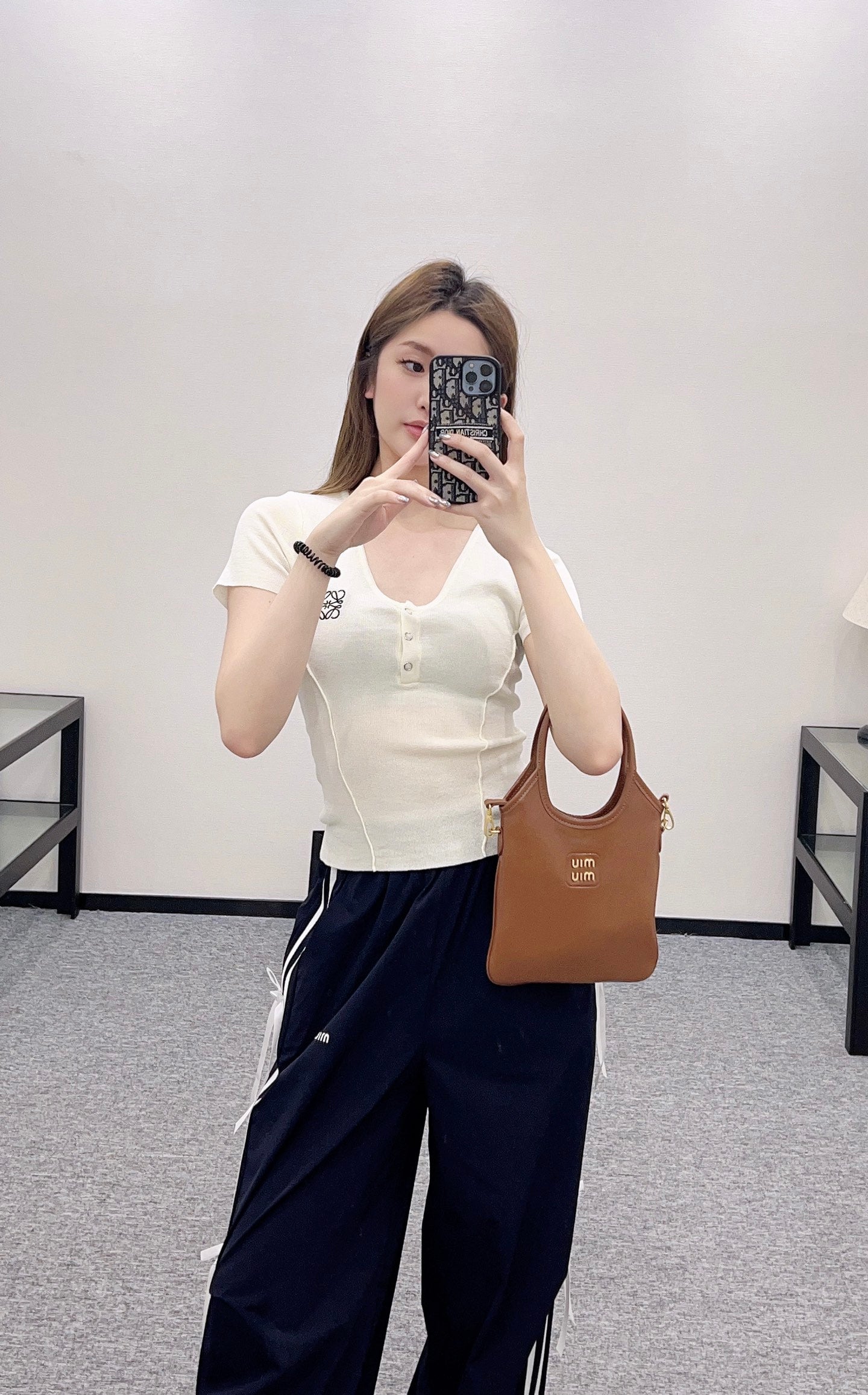 L*♥2025 new product Knitted short sleeves