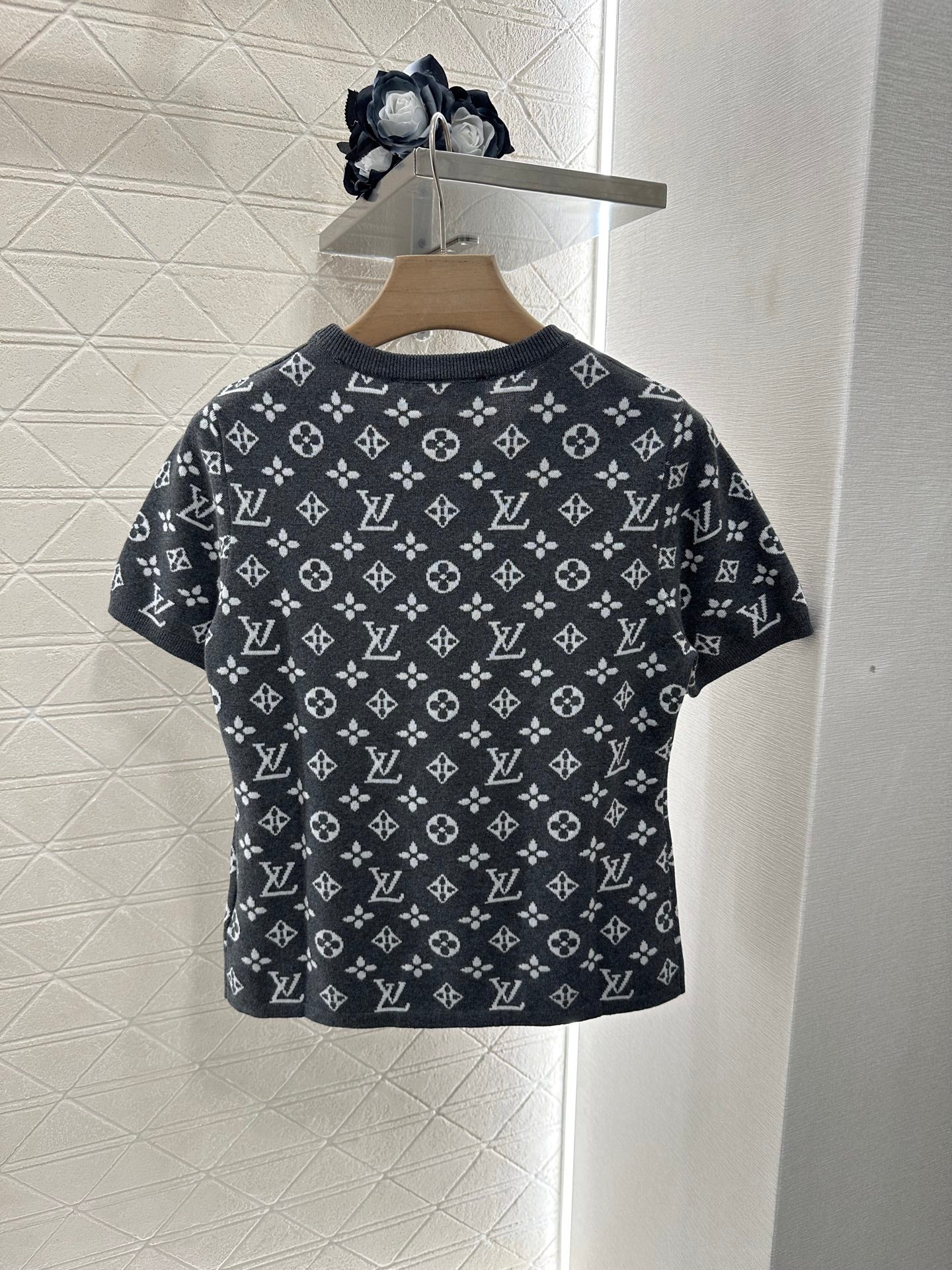 L*♥2025 new product Chain knitted short sleeves