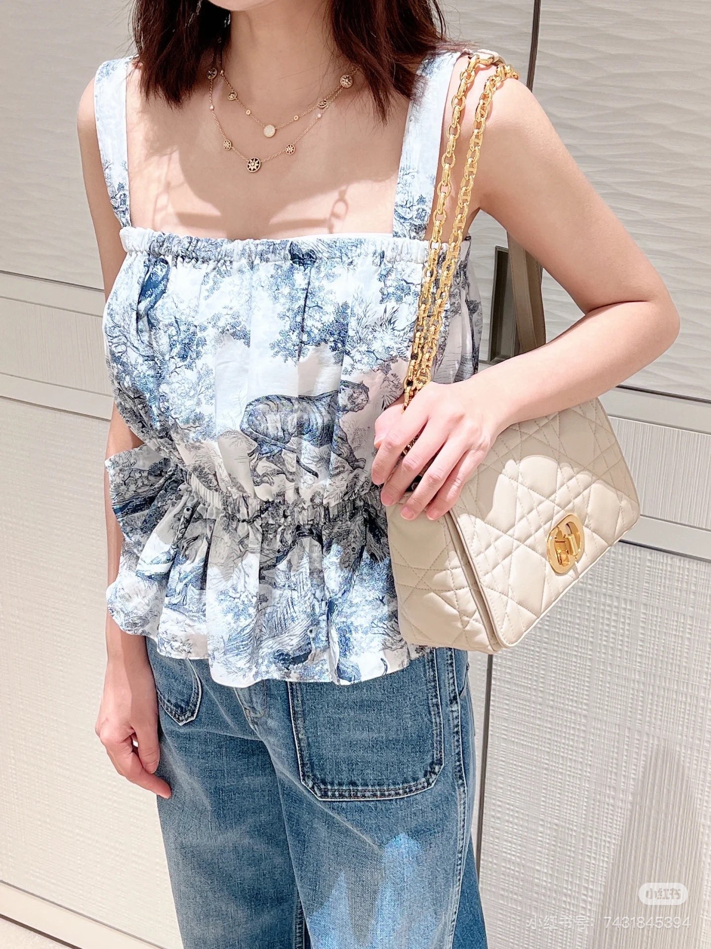D*♥2025 new product Animal print suspenders