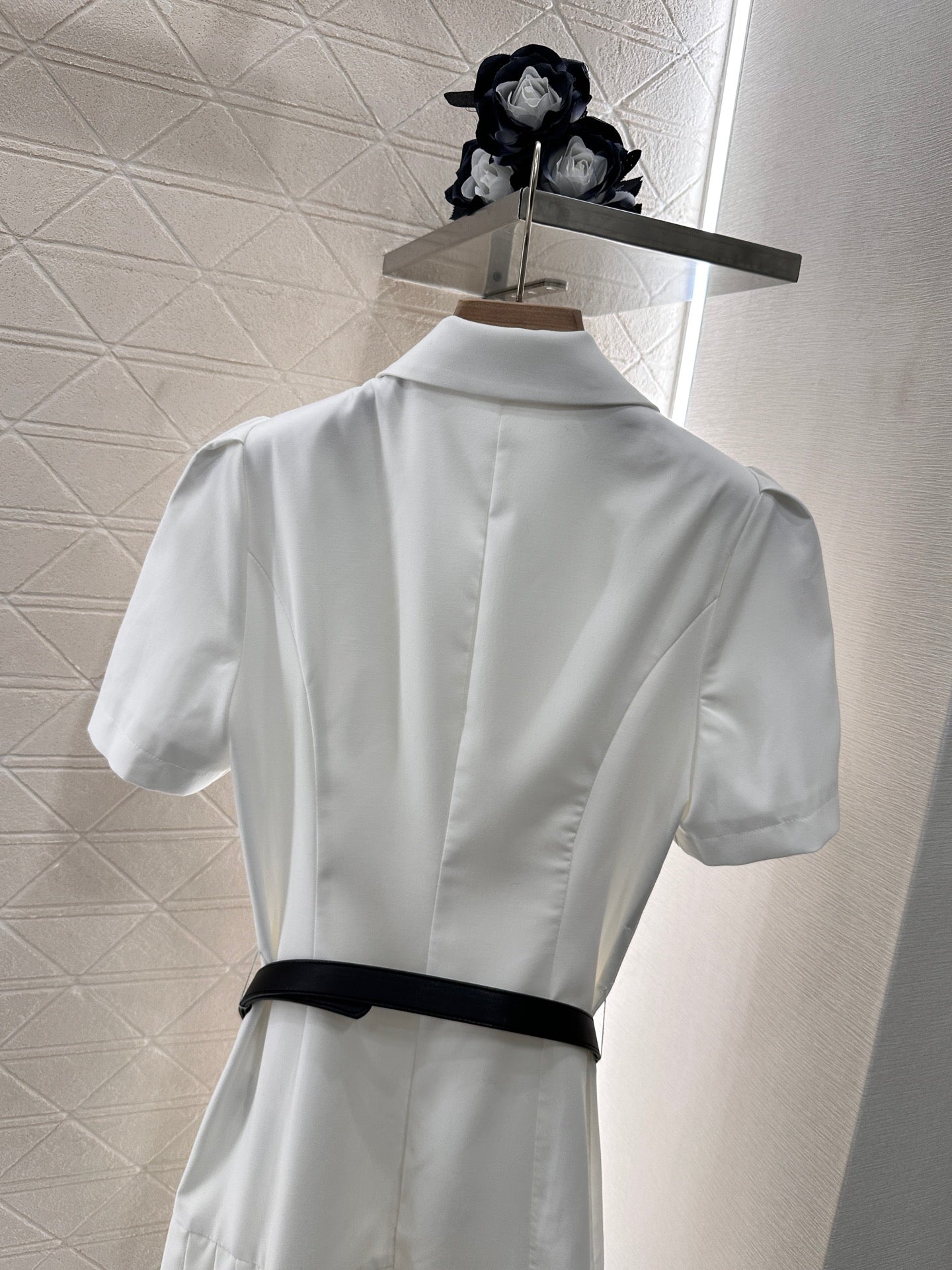 D*♥2025 new products Belt pleated dress