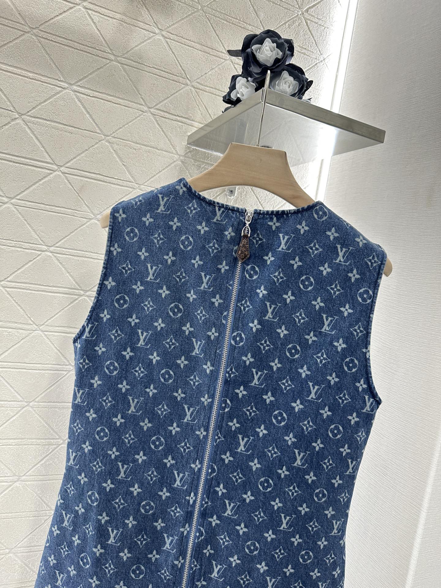 Louis*♥2025 new product Denim vest skirt