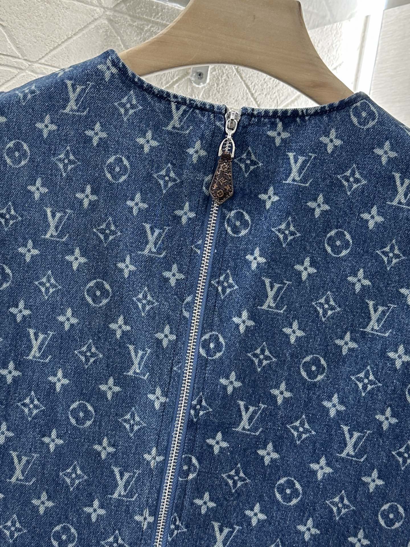 Louis*♥2025 new product Denim vest skirt