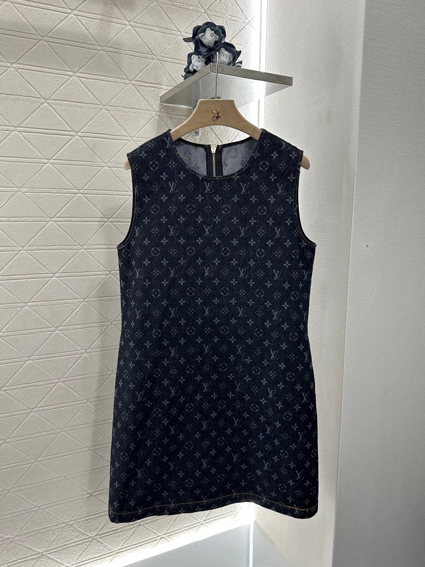 Louis*♥2025 new product Denim vest skirt