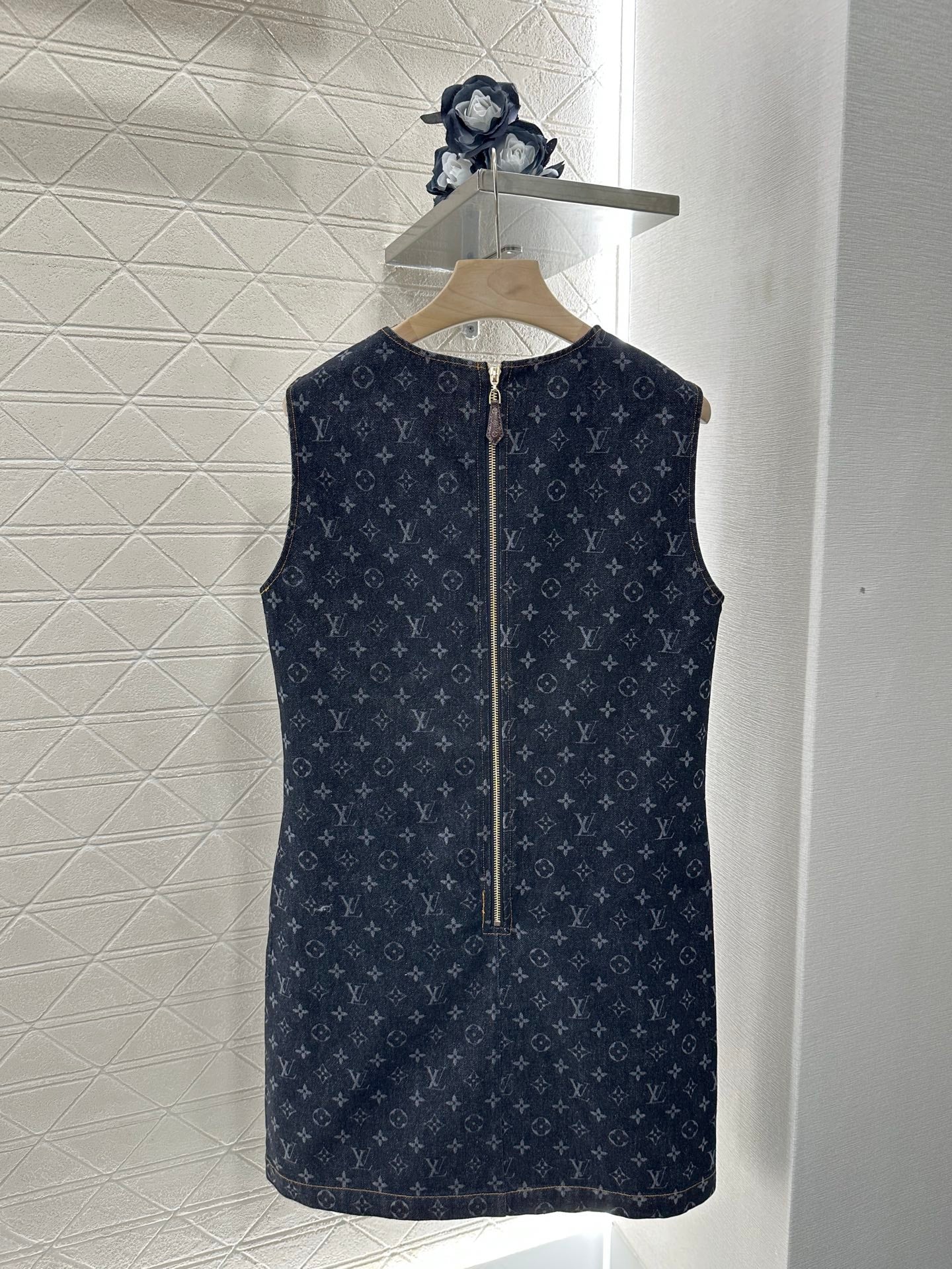 Louis*♥2025 new product Denim vest skirt