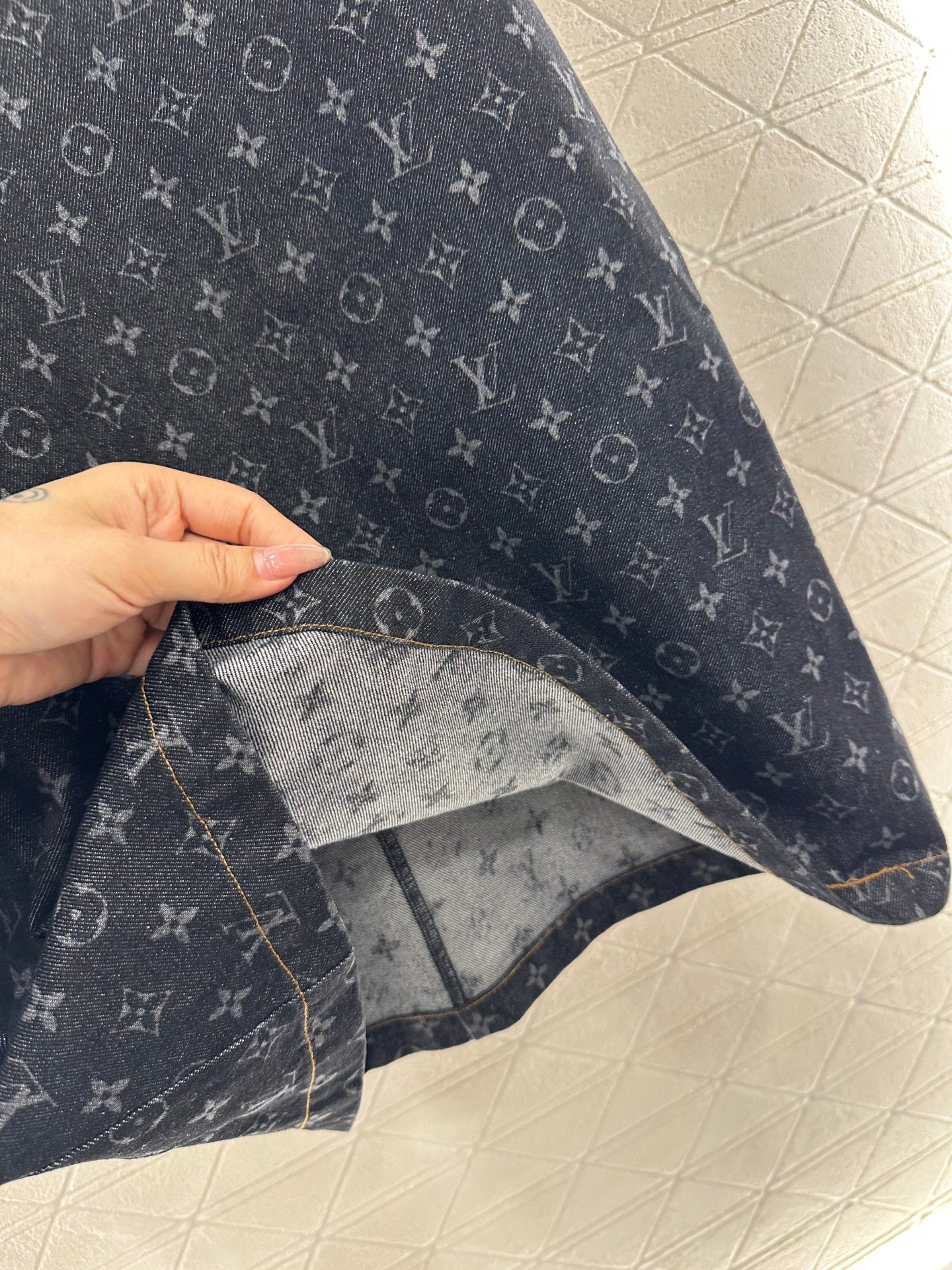 Louis*♥2025 new product Denim vest skirt