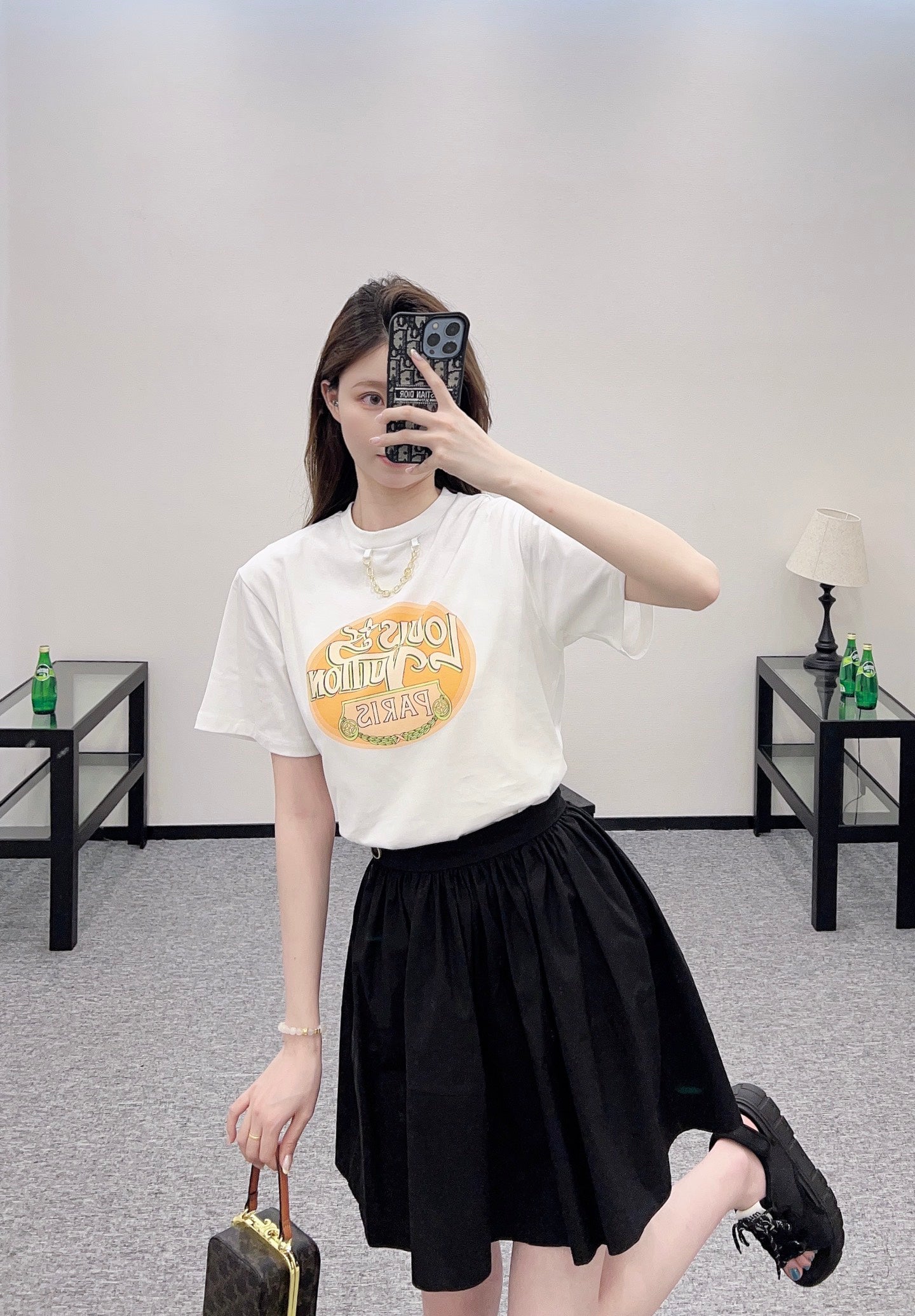 Louis*♥2025 new product Waist-length umbrella skirt