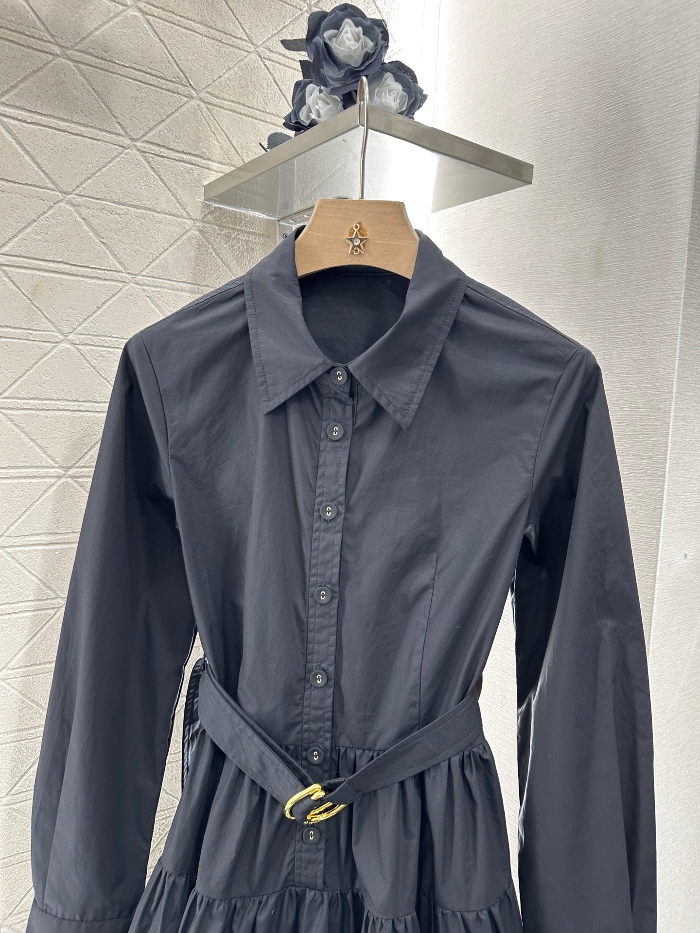 Louis *♥2025 new arrivals Layered belt dress