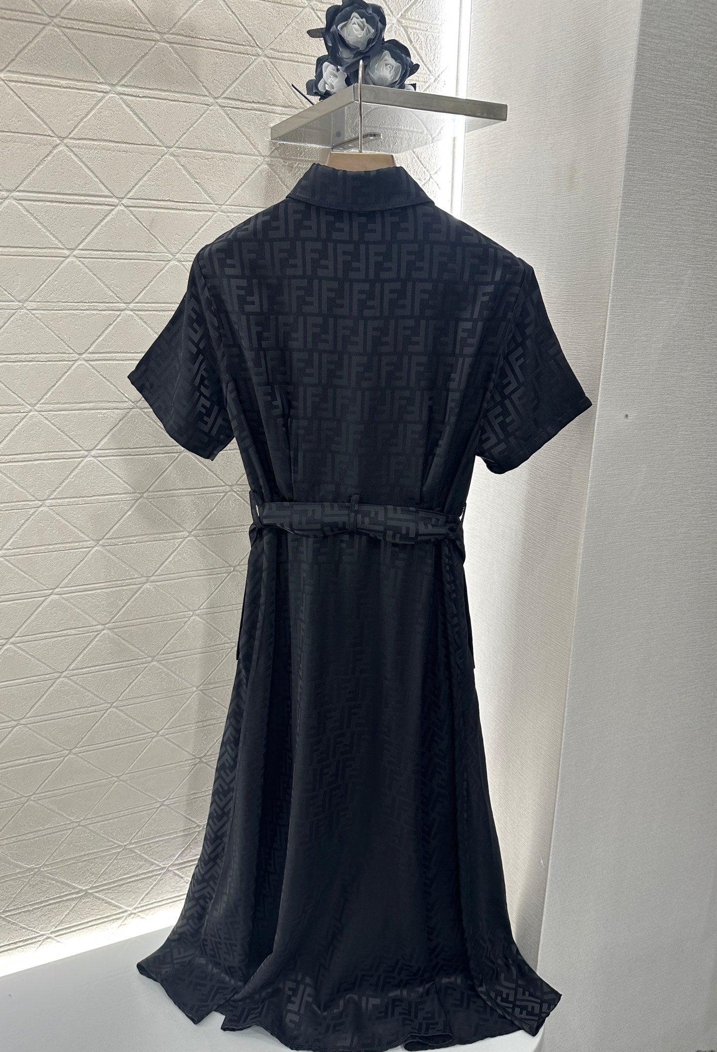 Fen*♥2025 new products Jacquard belt dress