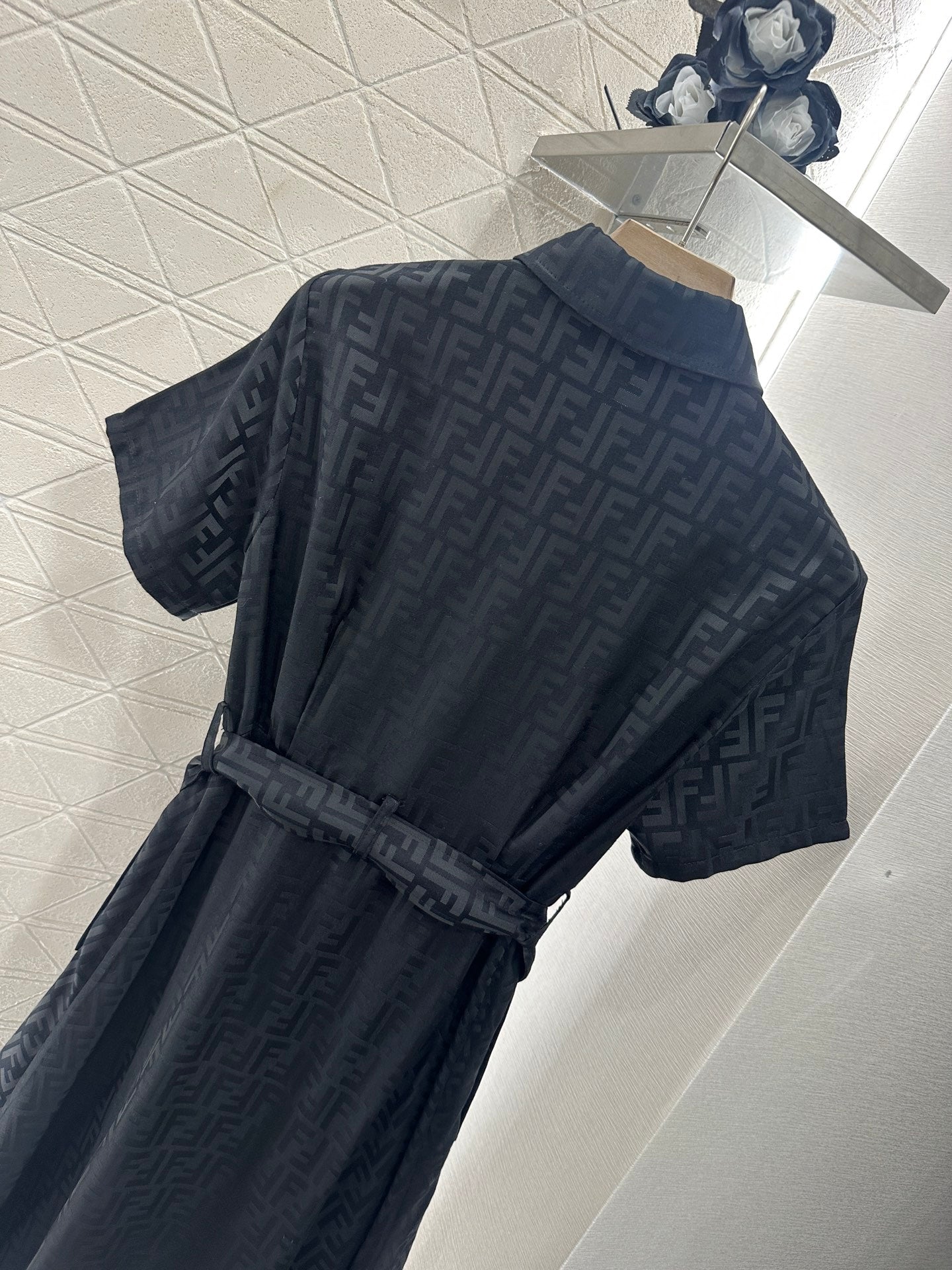 Fen*♥2025 new products Jacquard belt dress