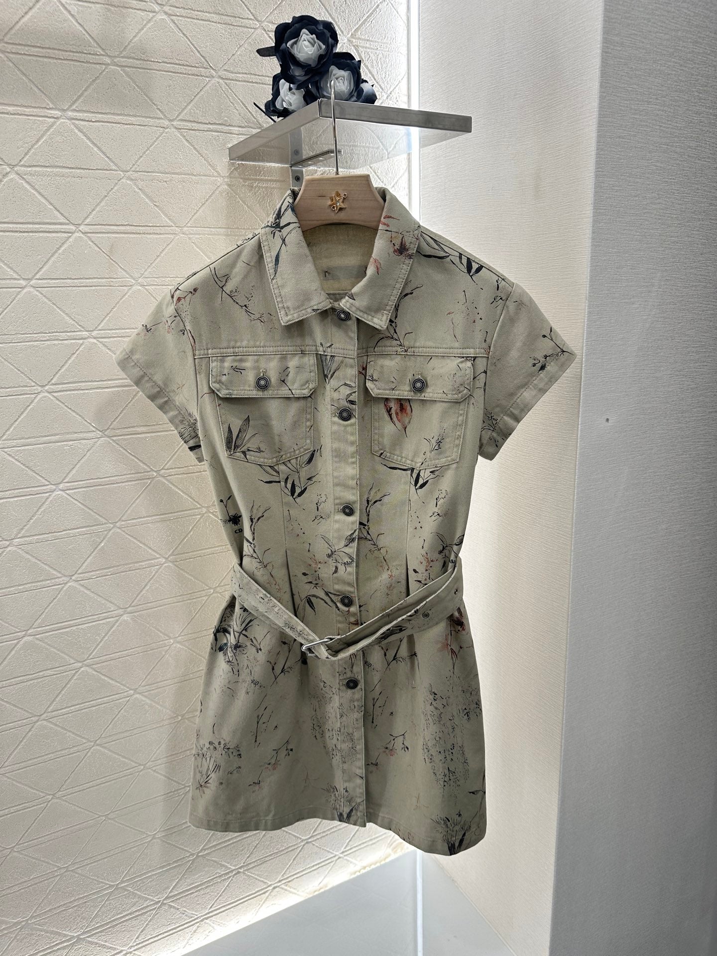 D*♥2025 new product Printed denim dress