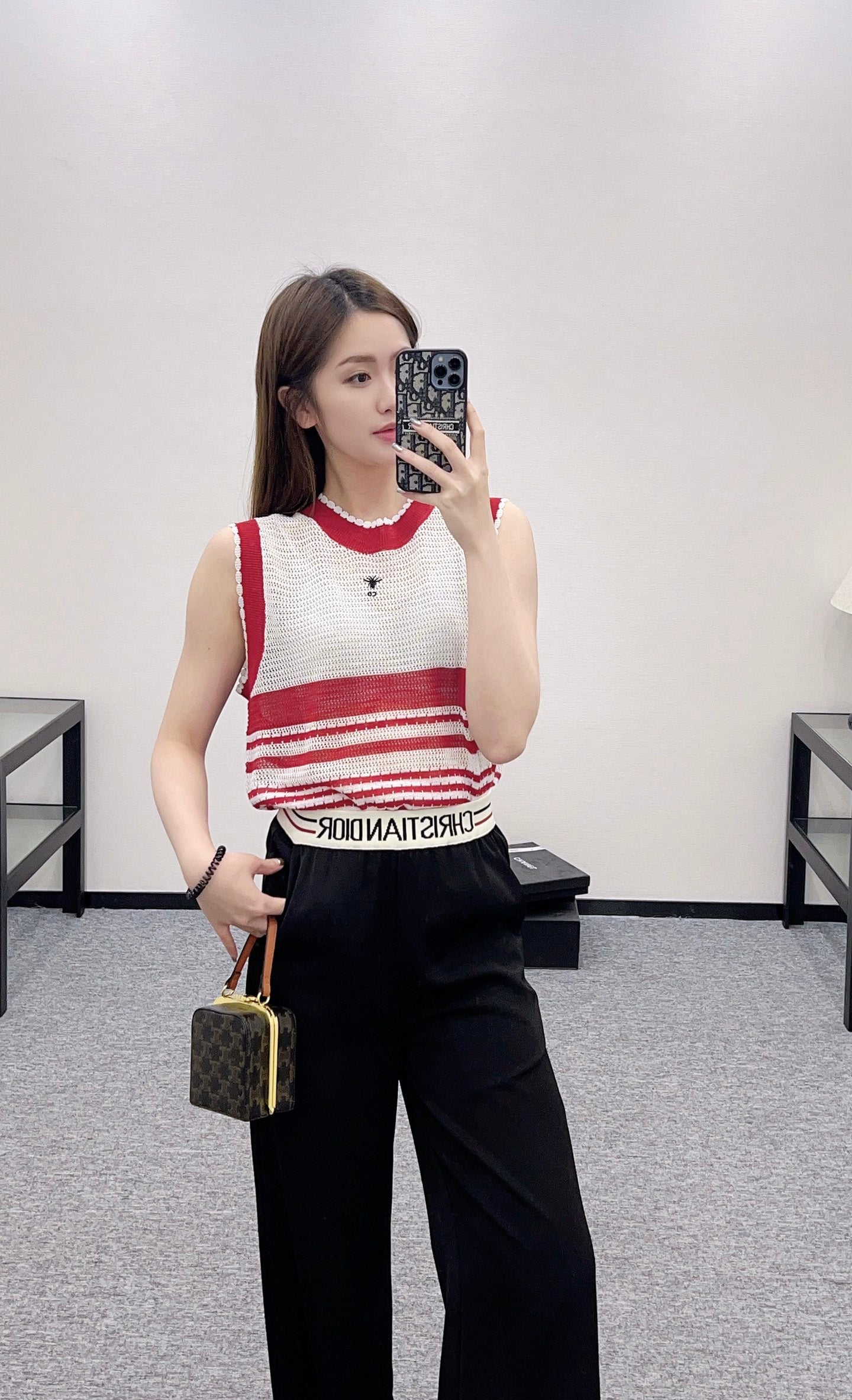 D*♥2025 new product Knitted vest