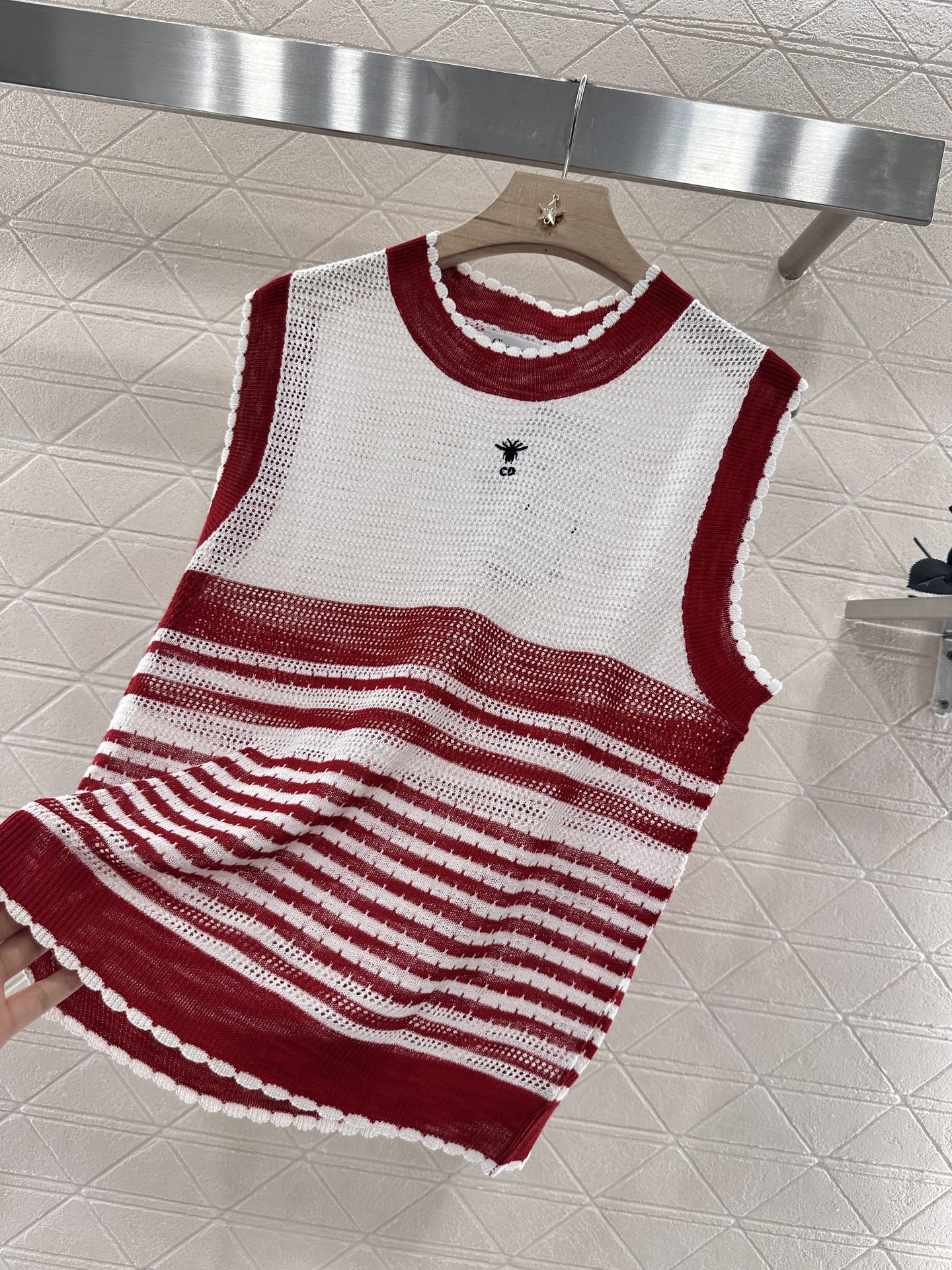 D*♥2025 new product Knitted vest